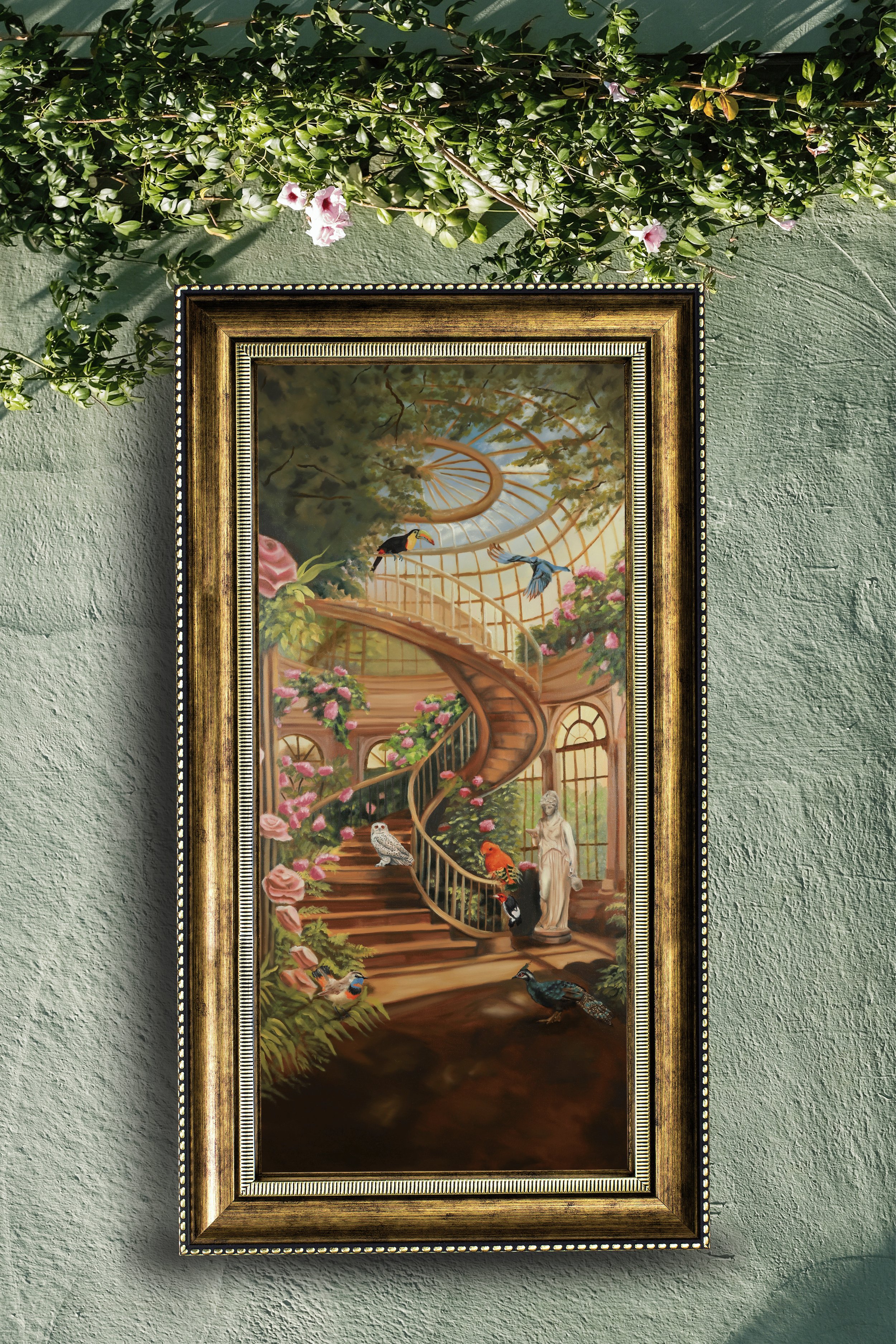 Green Brown Wall Frame Display Mockup Instagram Post-2.png