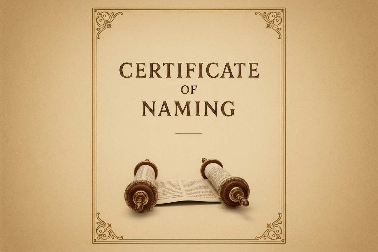Hebrew Naming Ceremony