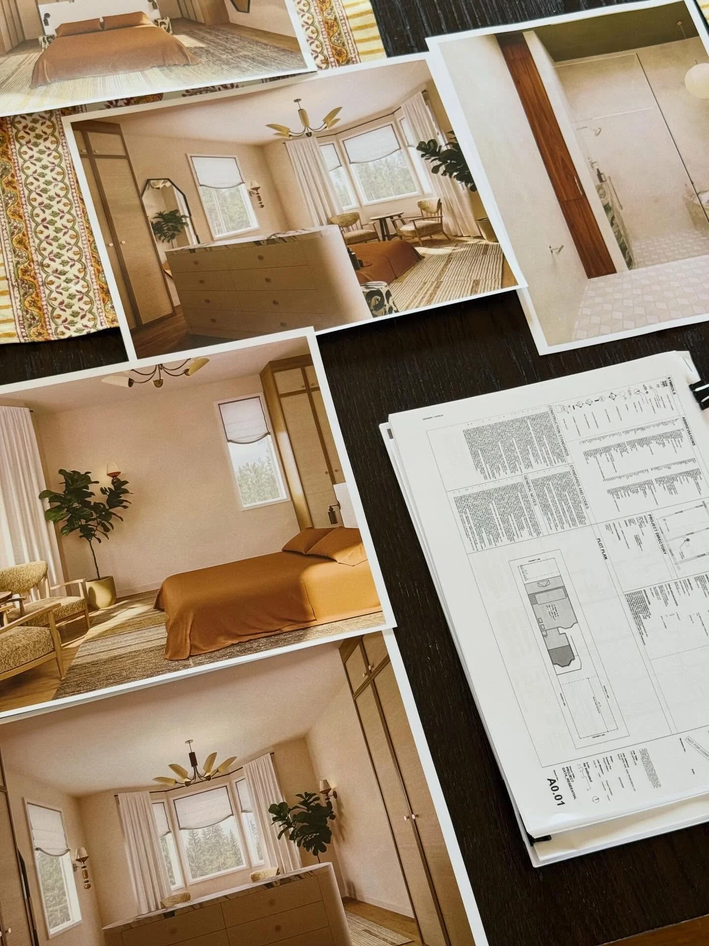 Primary suite build in Sea Cliff, SF coming very sooon!!

Before the contractors submit their bids, we finalized everything. Full construction drawings, 3D renderings, real material samples, all done together with the architect and clients. It means 