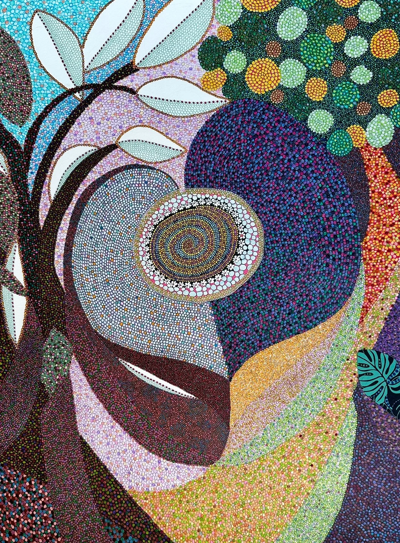 The Space between Two Trees