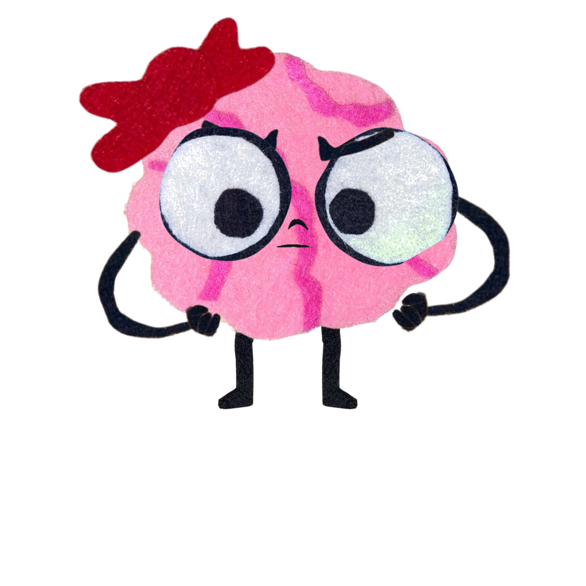 Ruby, a character from the Brain and Heart framework by Ryan Peterson, LCMHC, expressing frustration in the story "It's Not Fair"