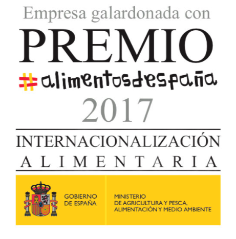 Alimentos de España award 2017 from the Spanish Ministry of Agriculture