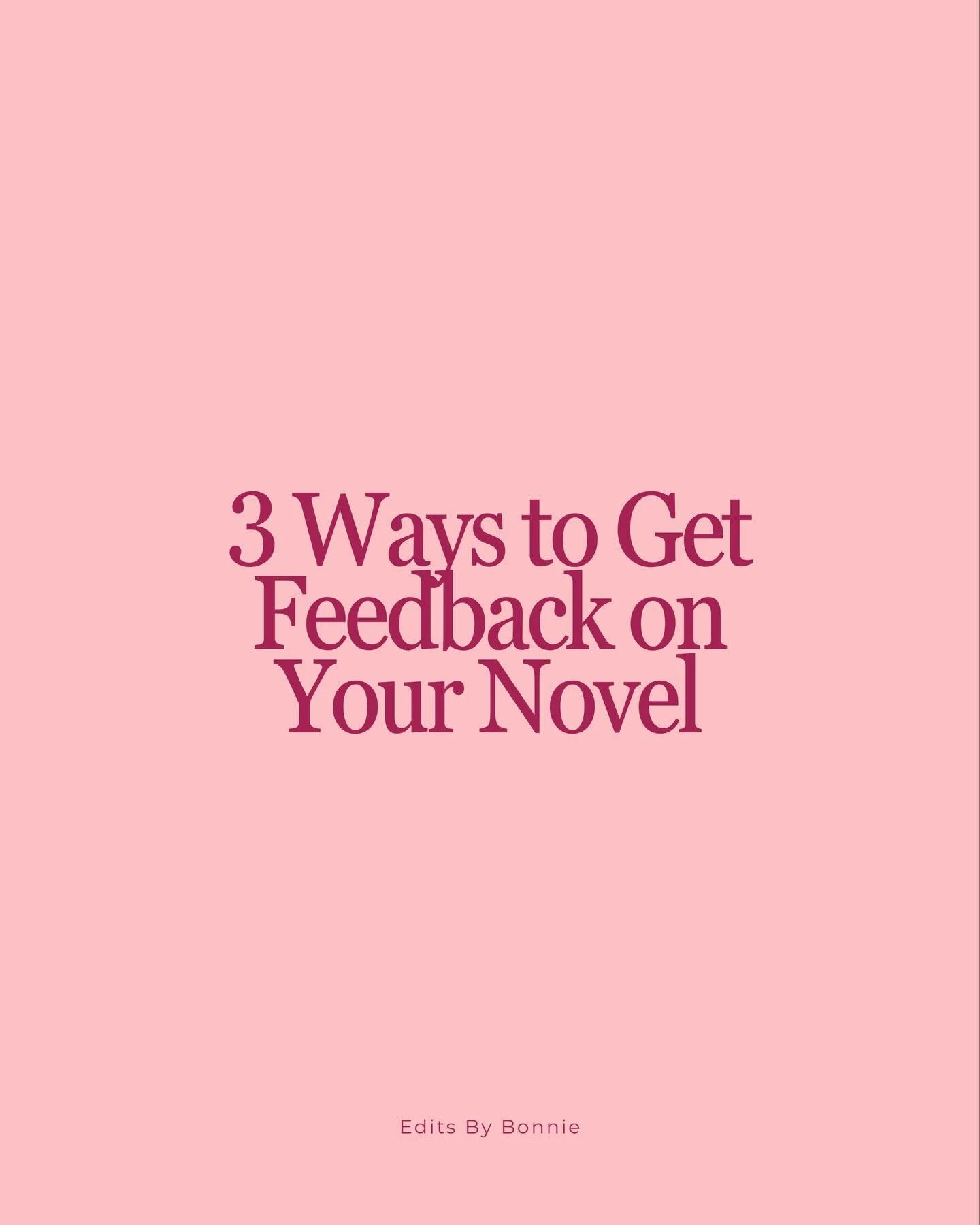 The key to early feedback on your novel? 
Being intentional about who you share your work with and what you ask them.

#betareading #indieauthors #bookediting