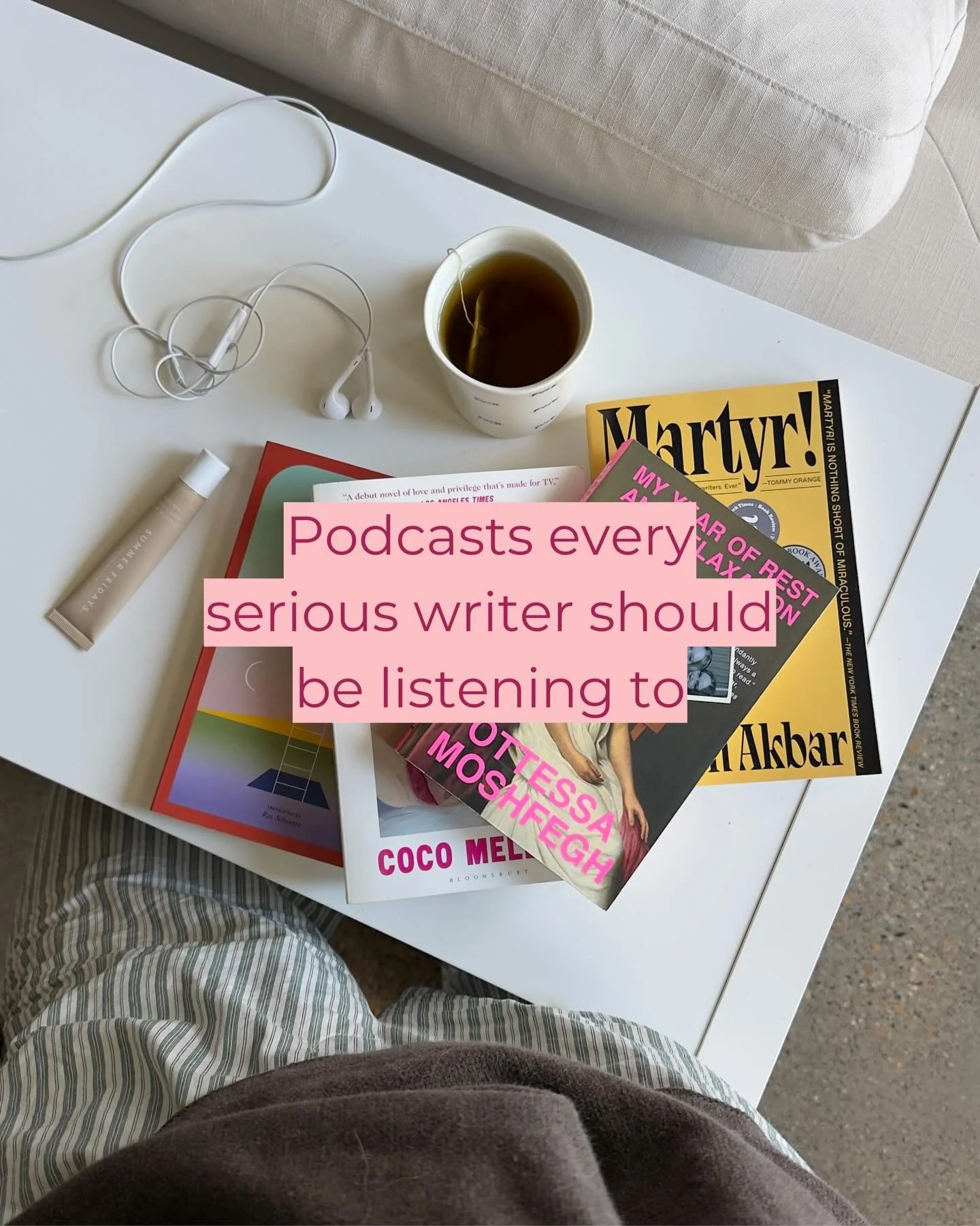 Hack: use podcasts to level up your writing.
 These podcasts offer publishing insights, honest author conversations, and reading recommendations that will sharpen your voice, process, and ambition. ✍🏼📚

Save this for your next walk, commute, or wri
