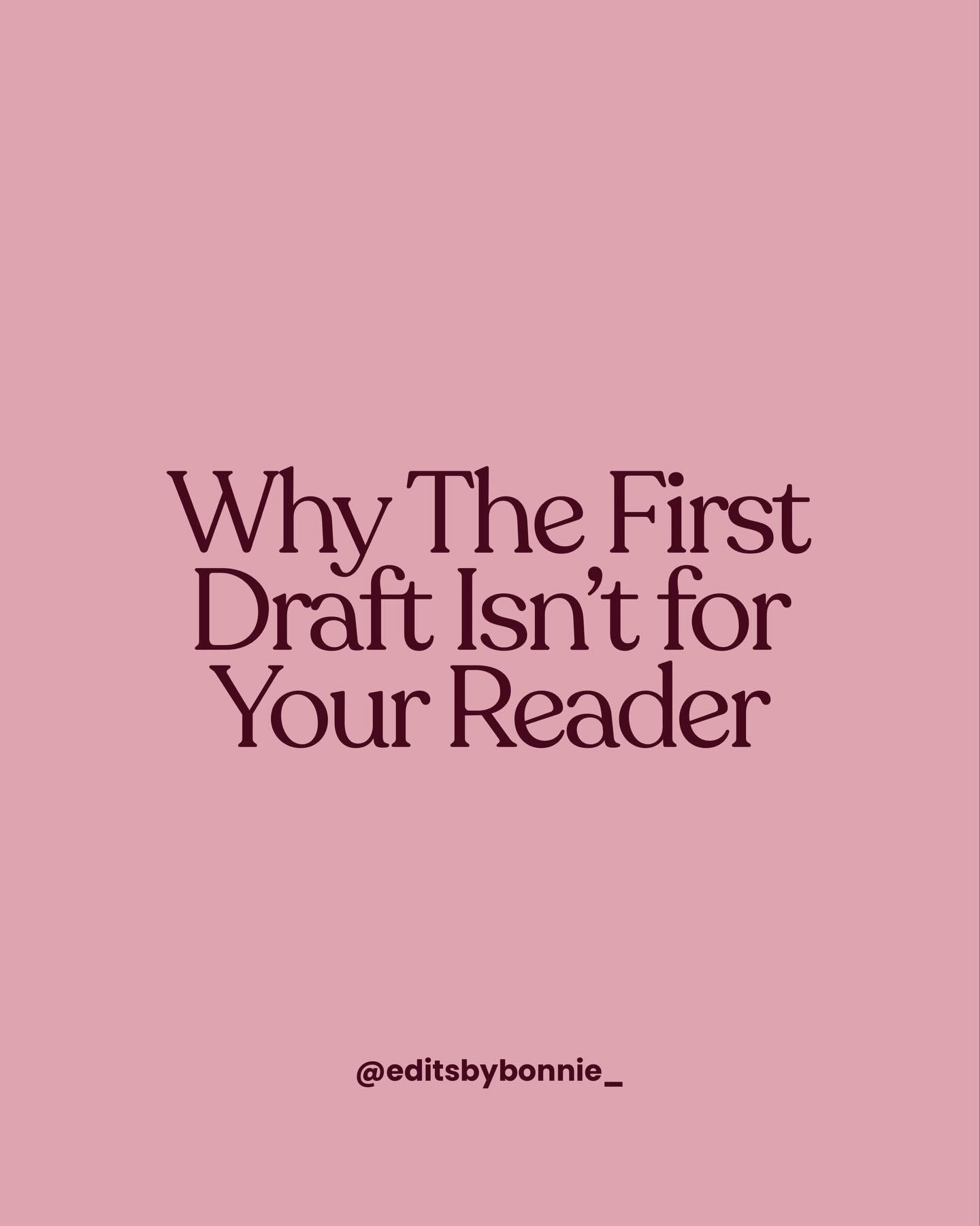 Write the first draft for yourself. Messy, indulgent, honest.

Then turn toward the reader and ask: Does this serve the story&hellip; or just me?

#amwriting #indieauthors #noveldraft #finishyourbook #writingtips