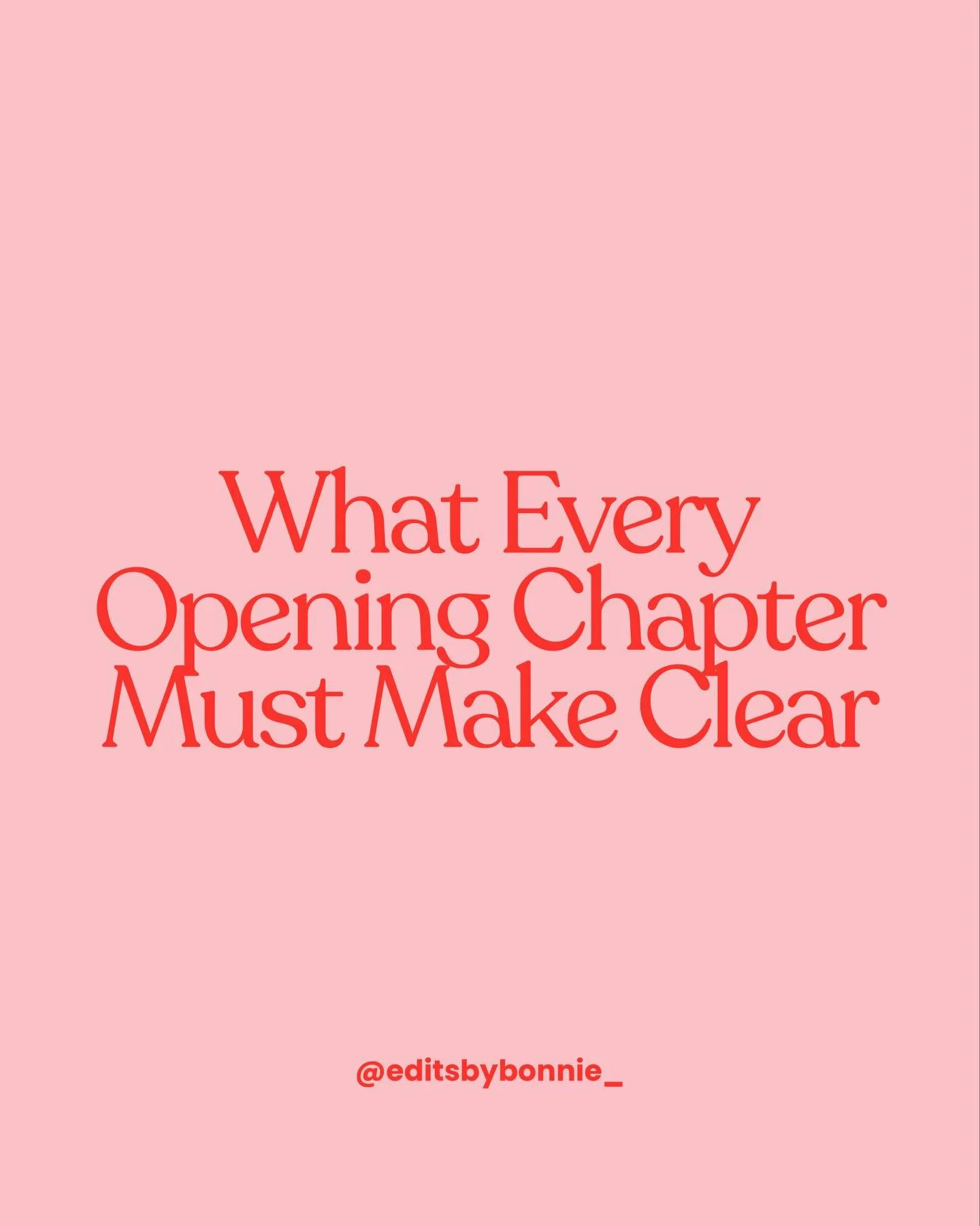 Revising your opening chapter? 👀✍🏼

Here&rsquo;s a useful exercise:

In one sentence, can you name the central source of tension?

If you can&rsquo;t, your reader probably can&rsquo;t either. 📖

#amwriting #indieauthors #noveldraft #finishyourbook