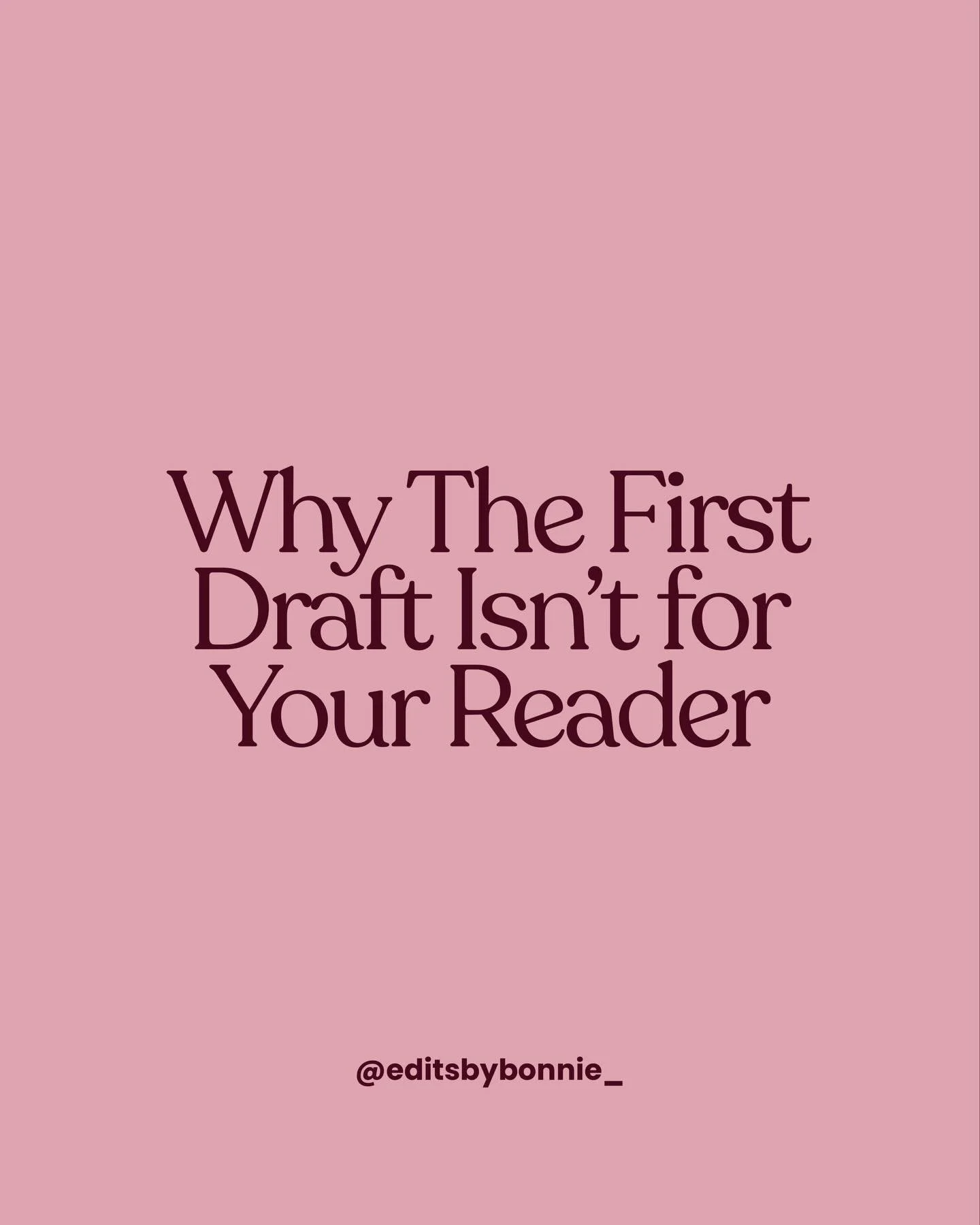 Write the first draft for yourself. Messy, indulgent, honest.

Then turn toward the reader and ask: Does this serve the story&hellip; or just me?

#amwriting #indieauthors #noveldraft #finishyourbook #writingtips