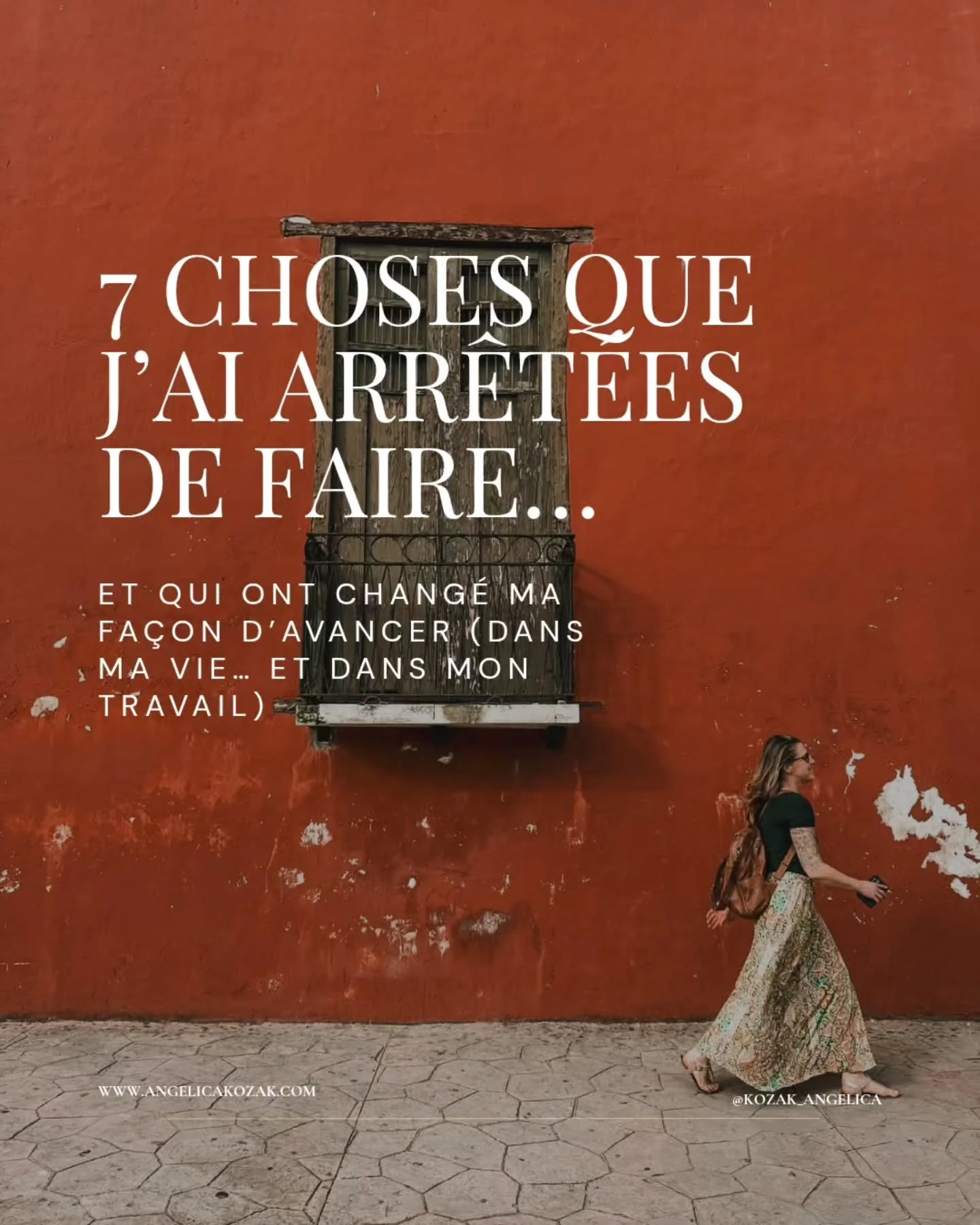 J&rsquo;ai longtemps pens&eacute; qu&rsquo;il fallait en faire plus pour avancer. Puis j&rsquo;ai r&eacute;alis&eacute; que c&rsquo;&eacute;tait souvent en enlevant certaines choses que tout devenait plus simple.

✌️