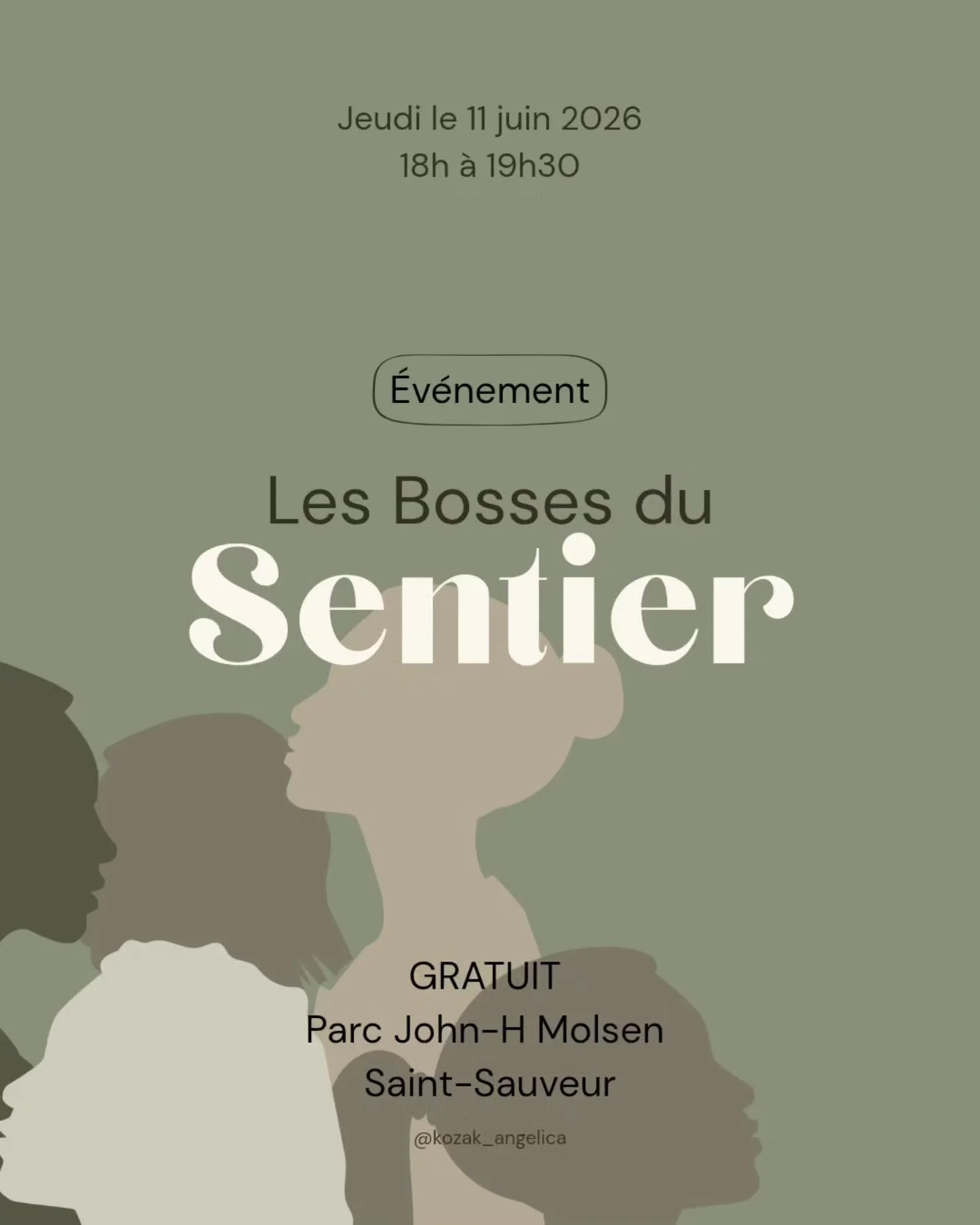 Je lance quelque chose de nouveau et j'ai besoin de VOUS.

Les Bosses du Sentier le club de marche-entra&icirc;nement pour les femmes entrepreneures &amp; travailleuses autonomes des Laurentides et les r&eacute;gions autours! 

Pas de pitch. Pas de P