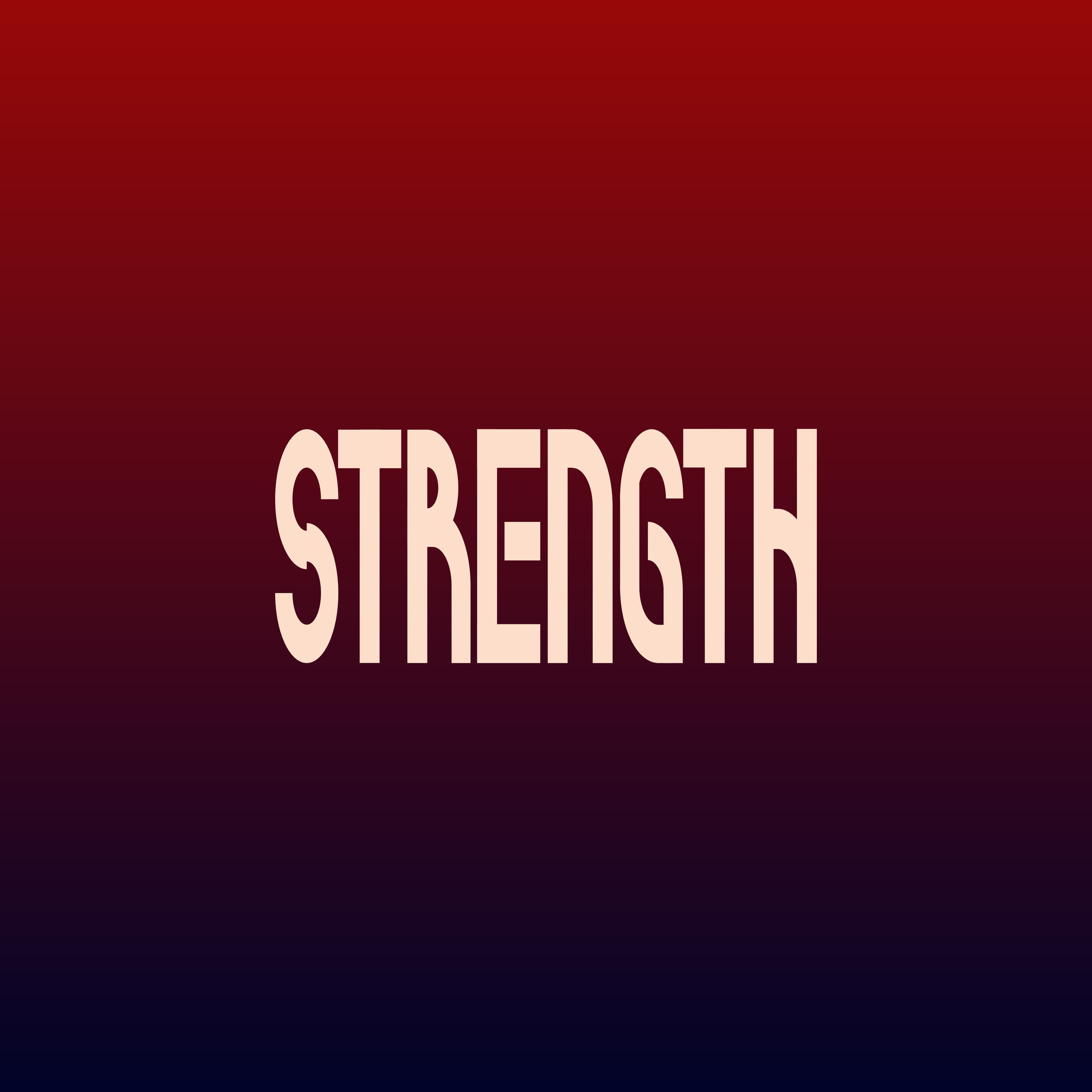 Image of a light beige coloured logo with a dark brown gradient background behind it.