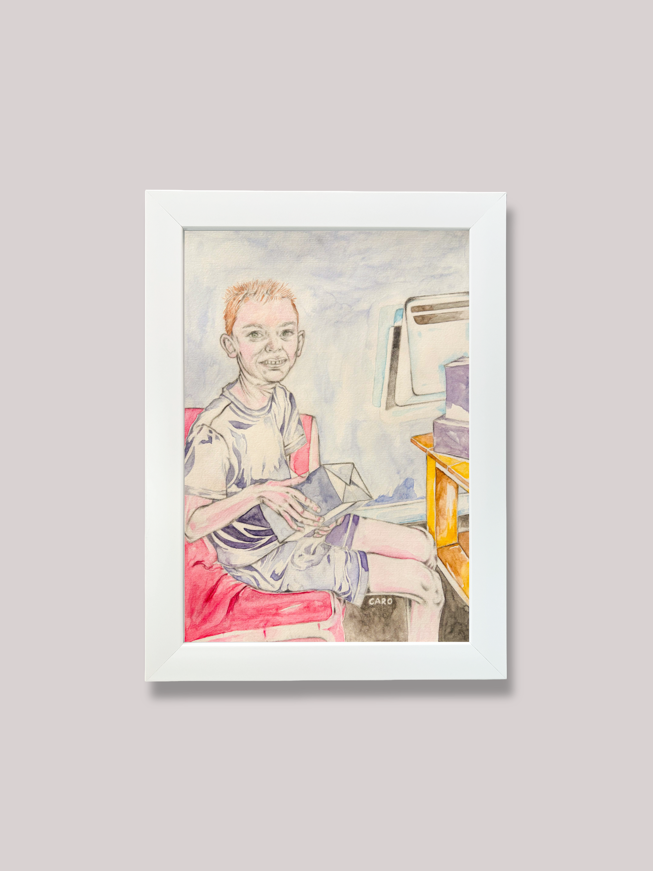 Spencer, A4 Frame Display 2.png