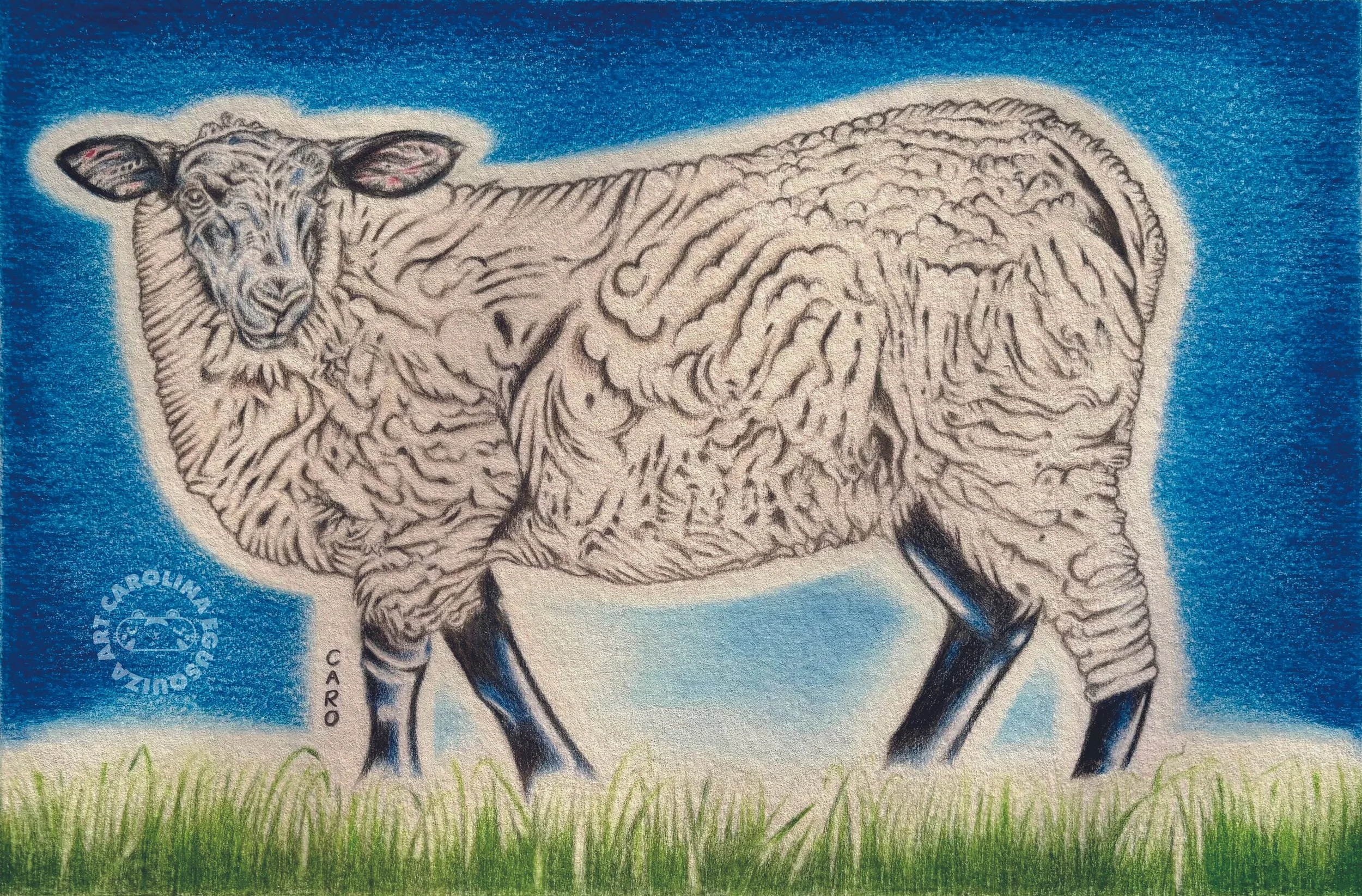 Suffolk Sheep Drawing With Logo, CMYK.jpg