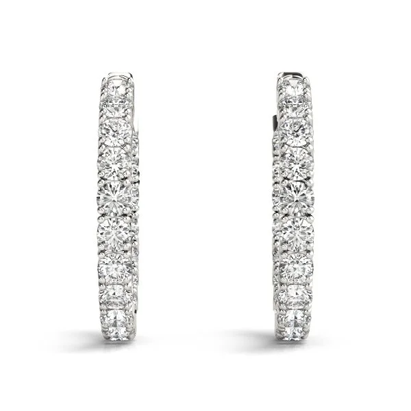 AureJin Diamond Hoop Earrings (5.4CTW)