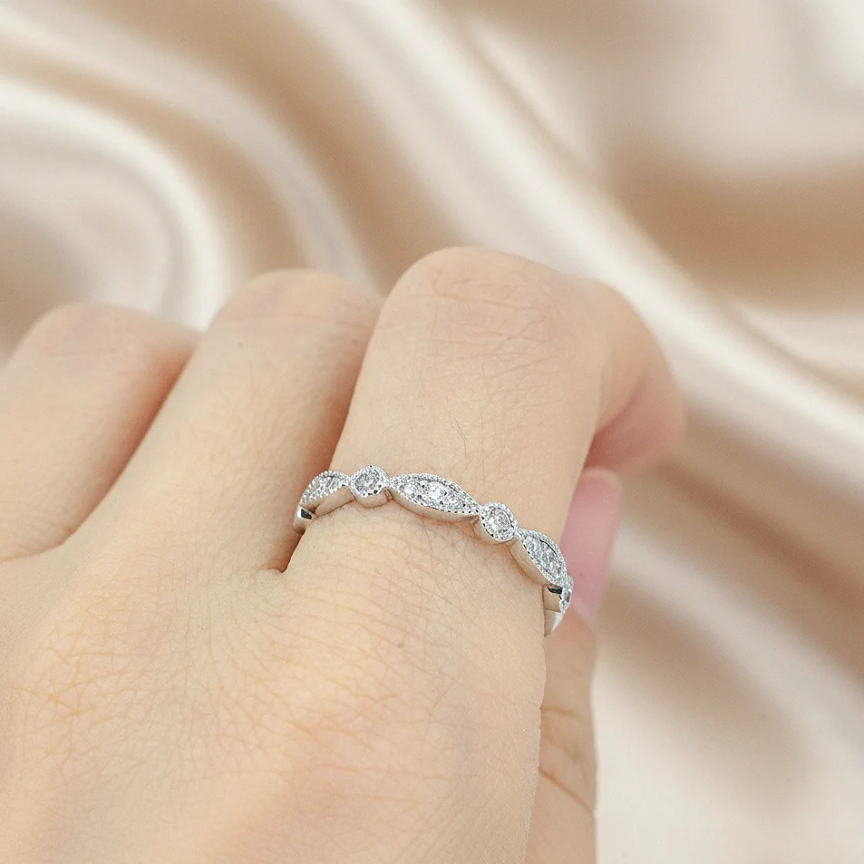 Eternity Marquise and Round Shape Band Ring