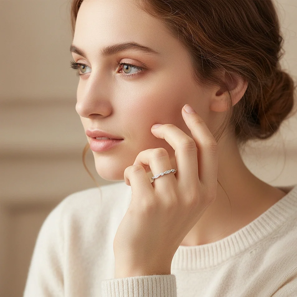 Eternity Marquise and Round Shape Band Ring