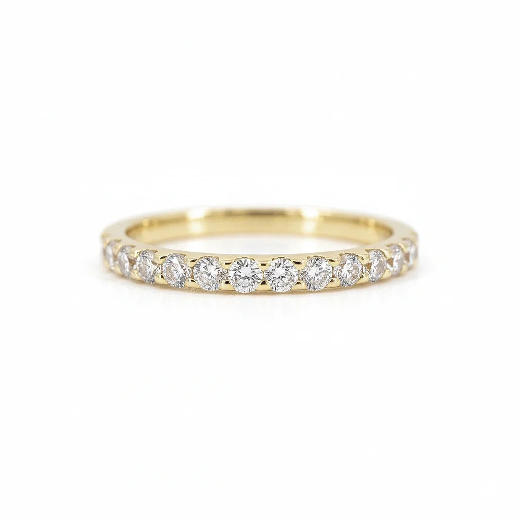 Classic Half Eternity Diamond Band Ring (0.4CTW)