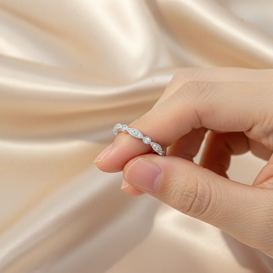 Eternity Marquise and Round Shape Band Ring