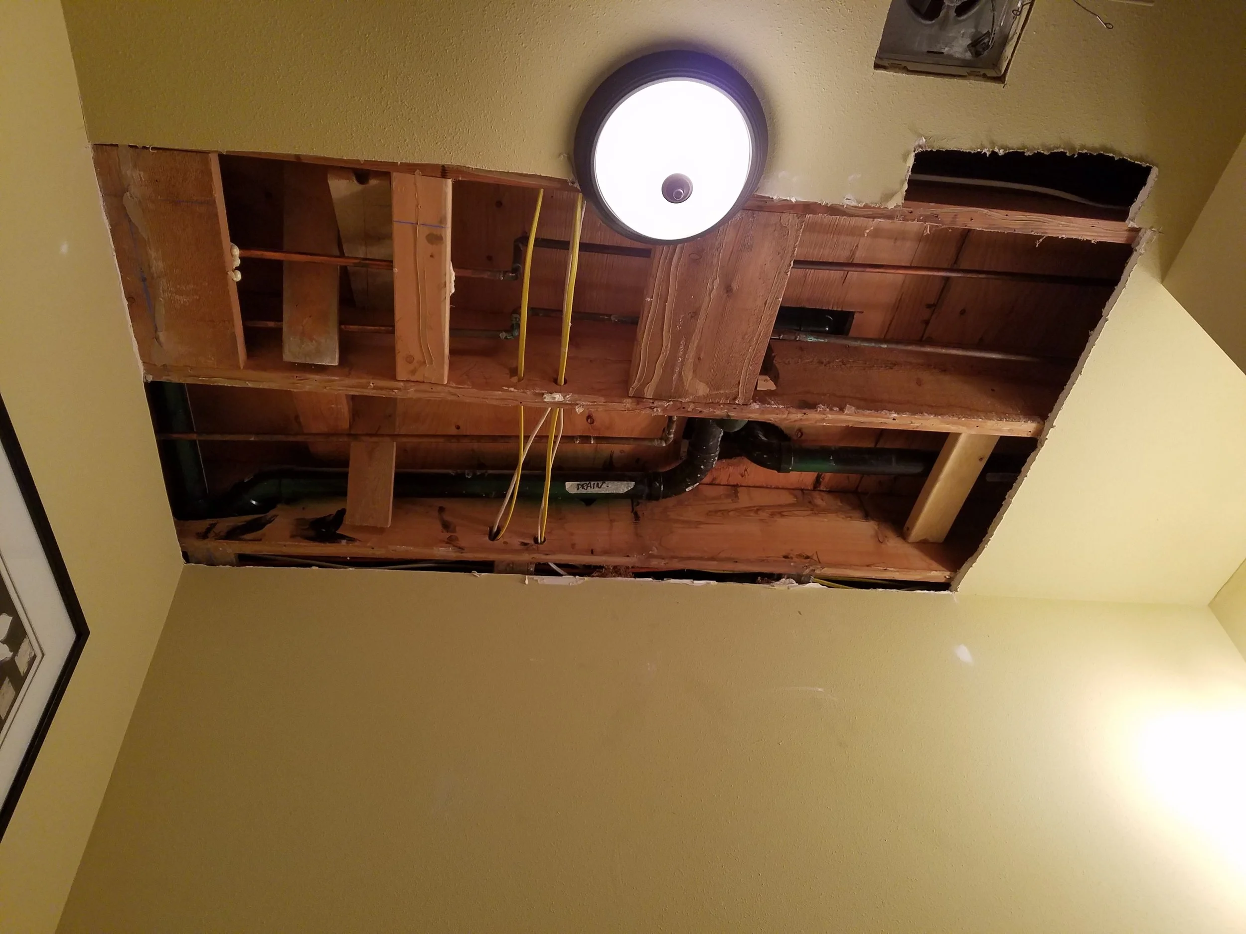 Bathroom Ceiling Repair Pullman Washington Before.jpg