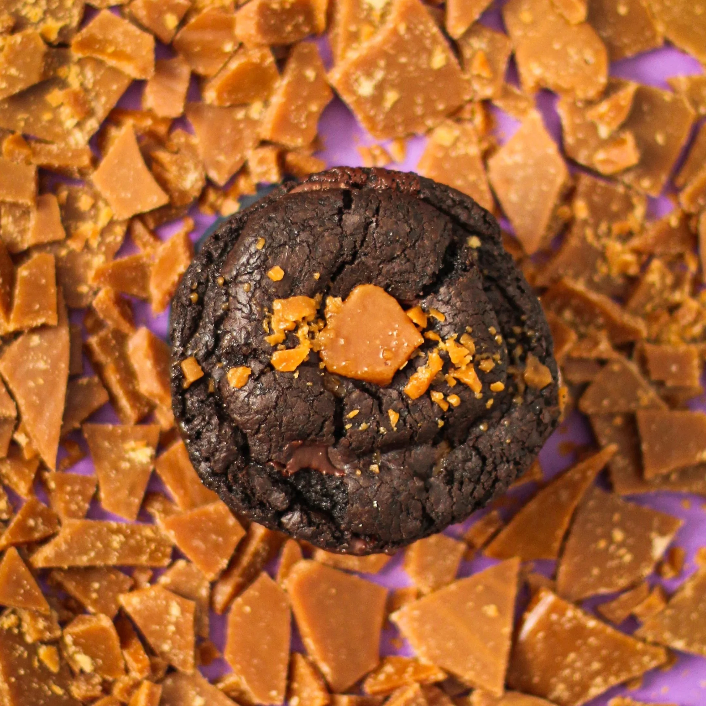 Dark Chocolate Toffee Cookie