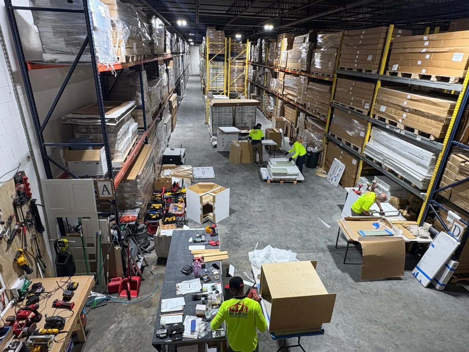 Cabinet preparation process at a partner facility for Cabinet Corner GA projects