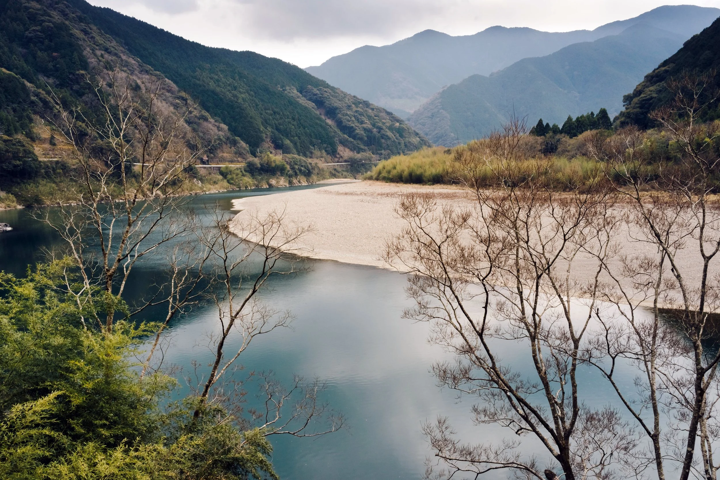 A Bend in the Shimanto River, Kōchi, Japan, 2017