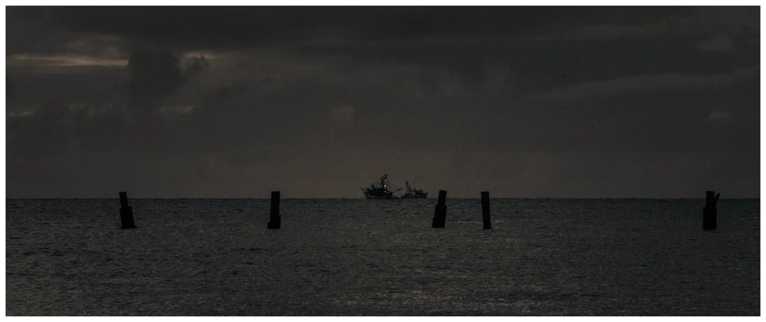 Trawlers Before Sunrise, Shorncliffe, Brisbane, 2018