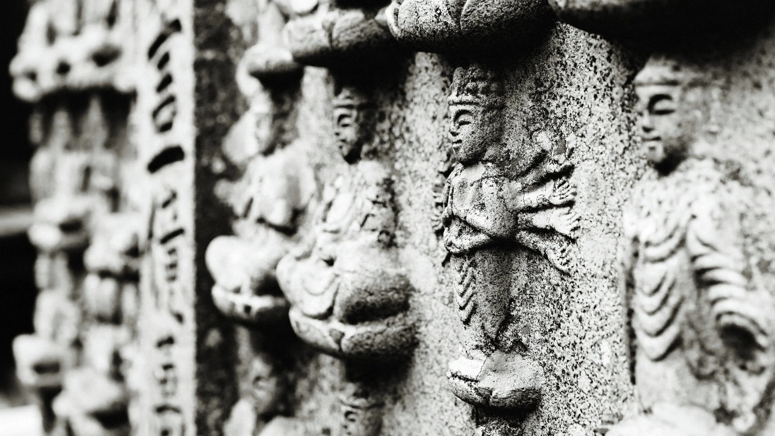 Tiny Faces, Shido Temple, Kagawa, Japan, 2022
