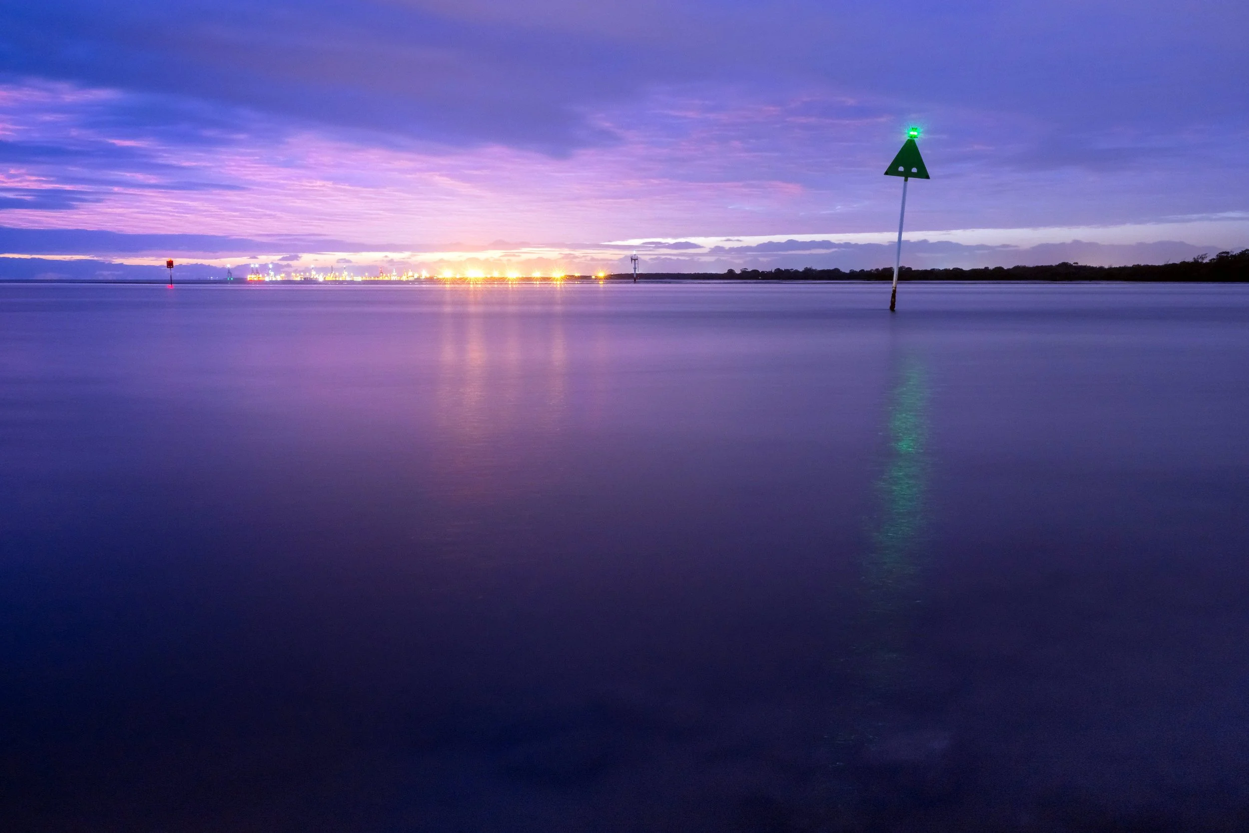 High Tide at the Mouth of Cabbage Tree Creek, Brisbane, 2018