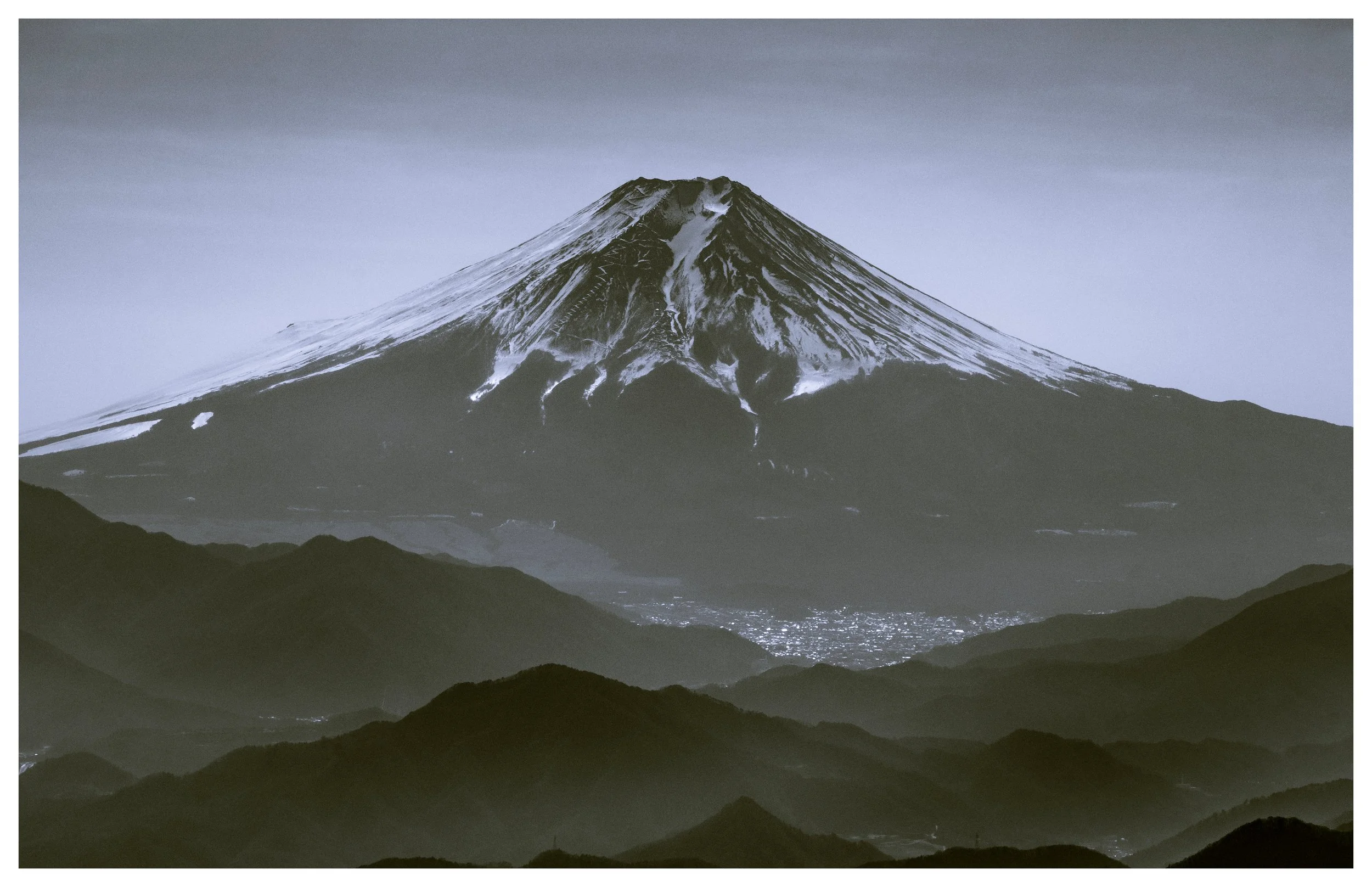 Fuji-san from an Okutama Ridge, Japan, 2021