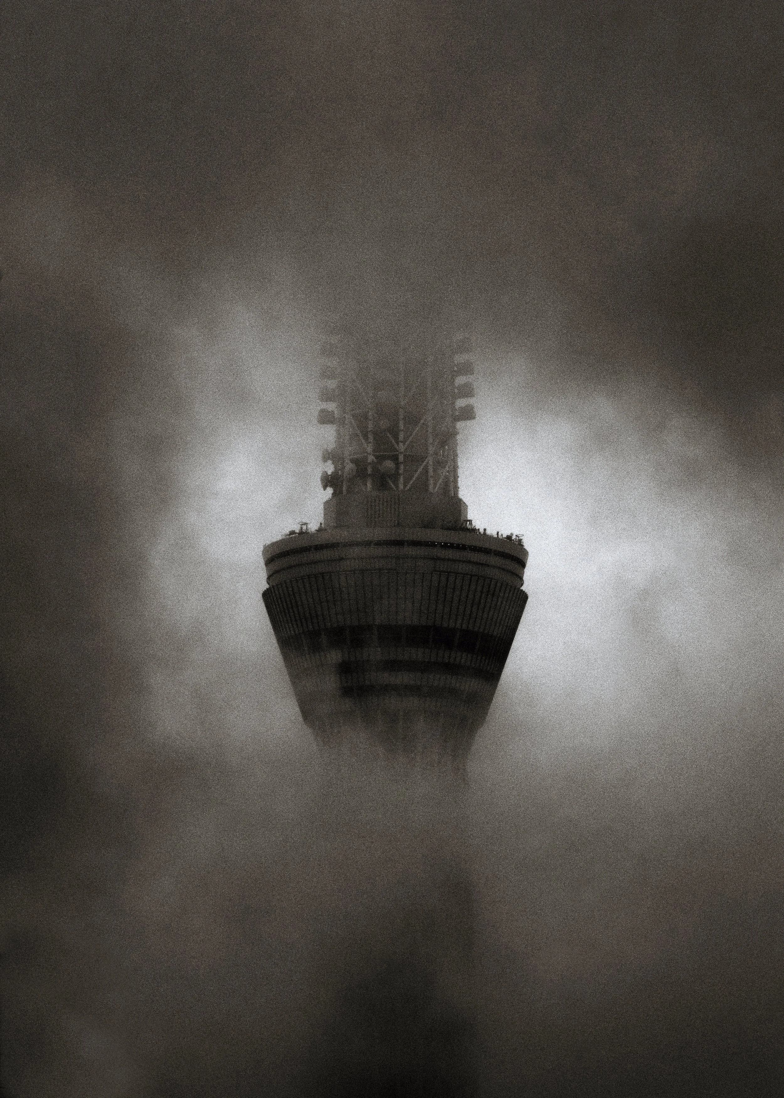 Skytree Tower in Heavy Fog, Tokyo, 2021