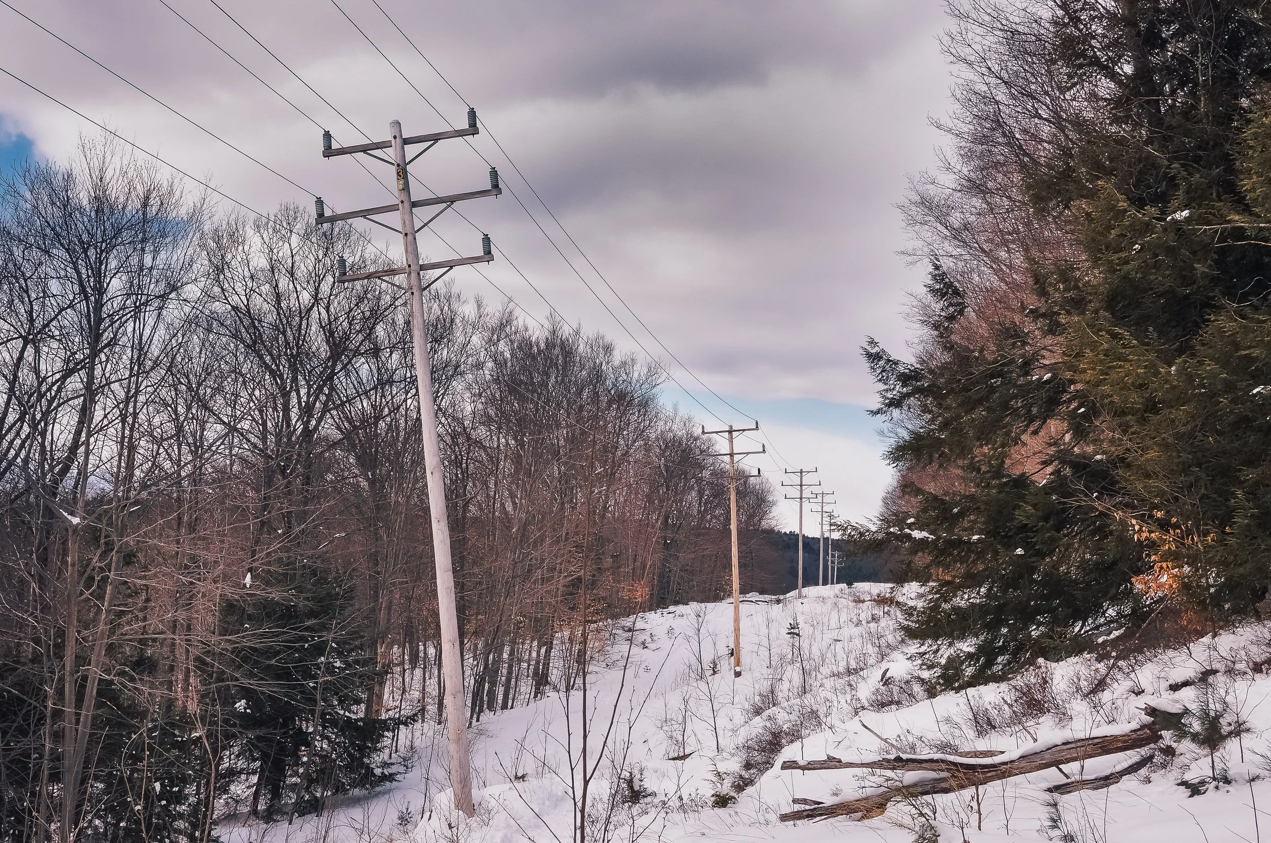 Poles & Wires, Corinth, NY, USA, 2014