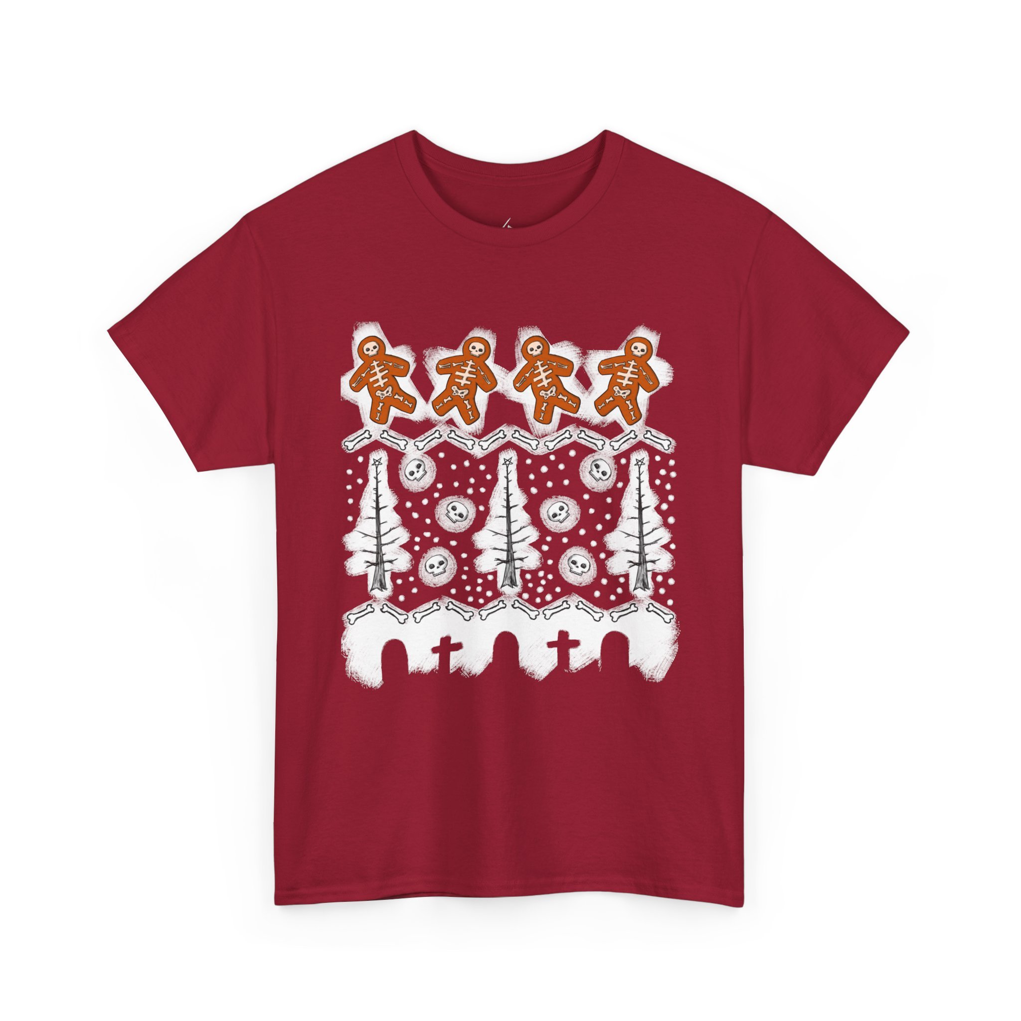 Spooky Christmas T-Shirt — Holiday Gothic Halloween-Christmas Tee