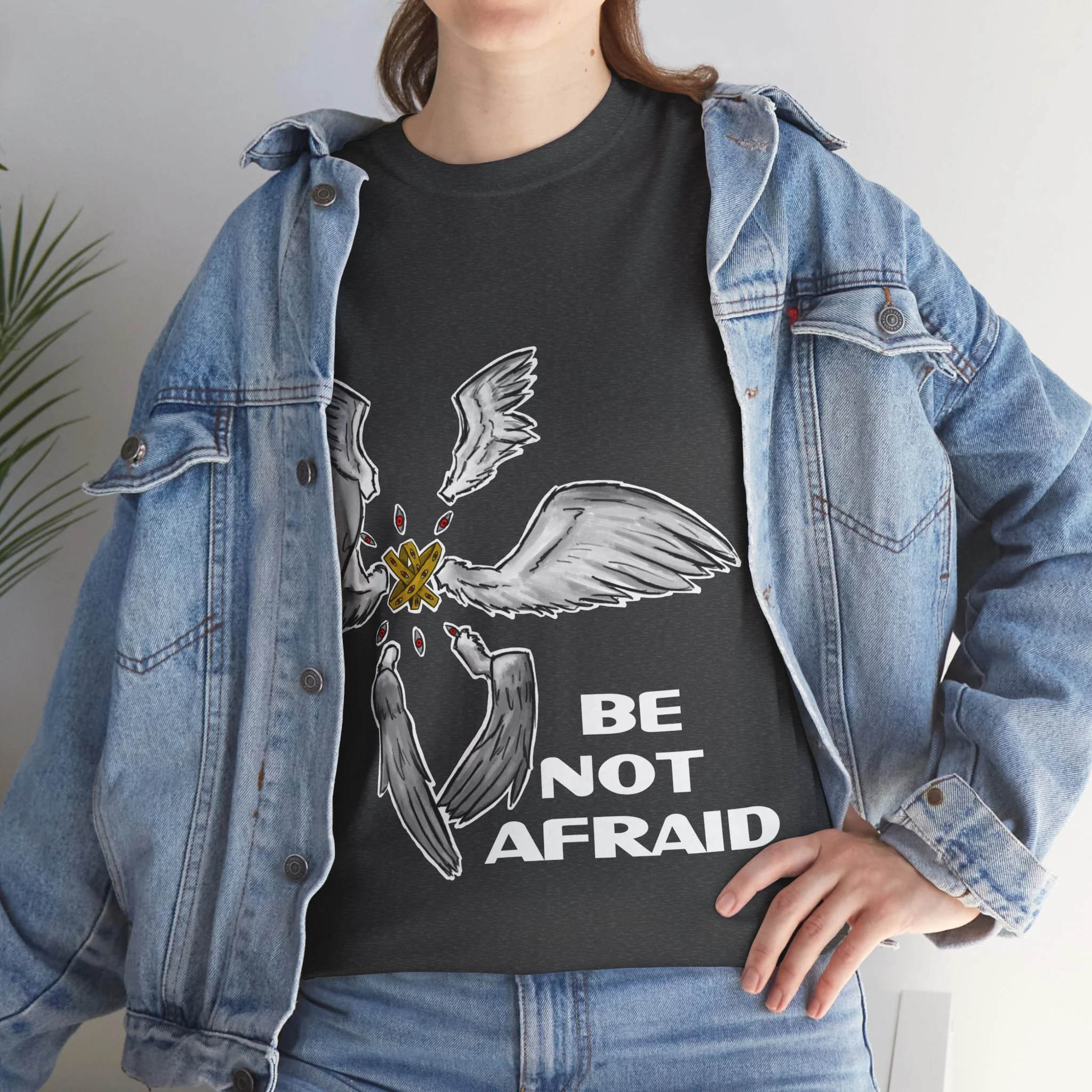 Biblically Accurate Seraphim T-Shirt — Angelic Illustration Tee