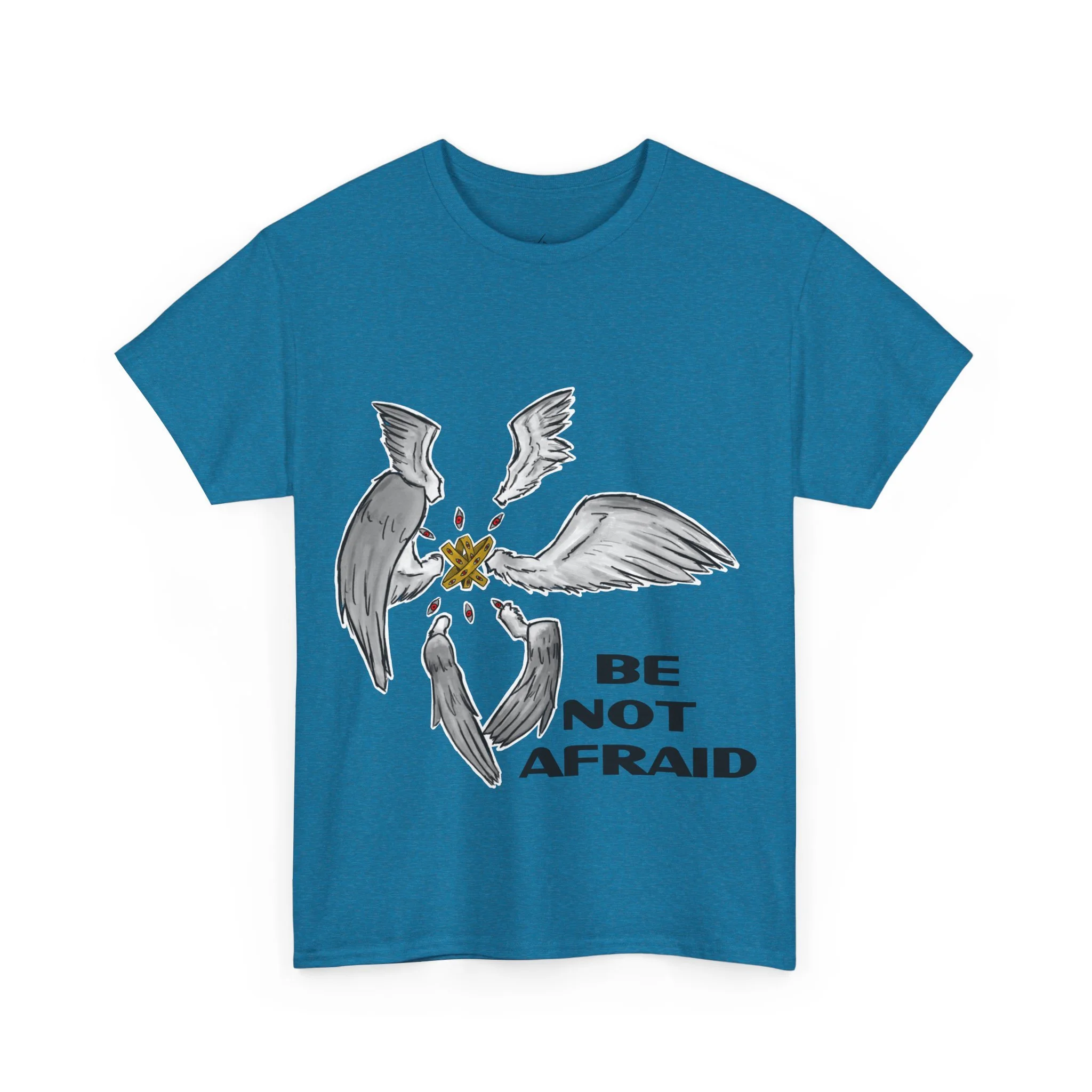 Biblically Accurate Seraphim T-Shirt — Angelic Illustration Tee