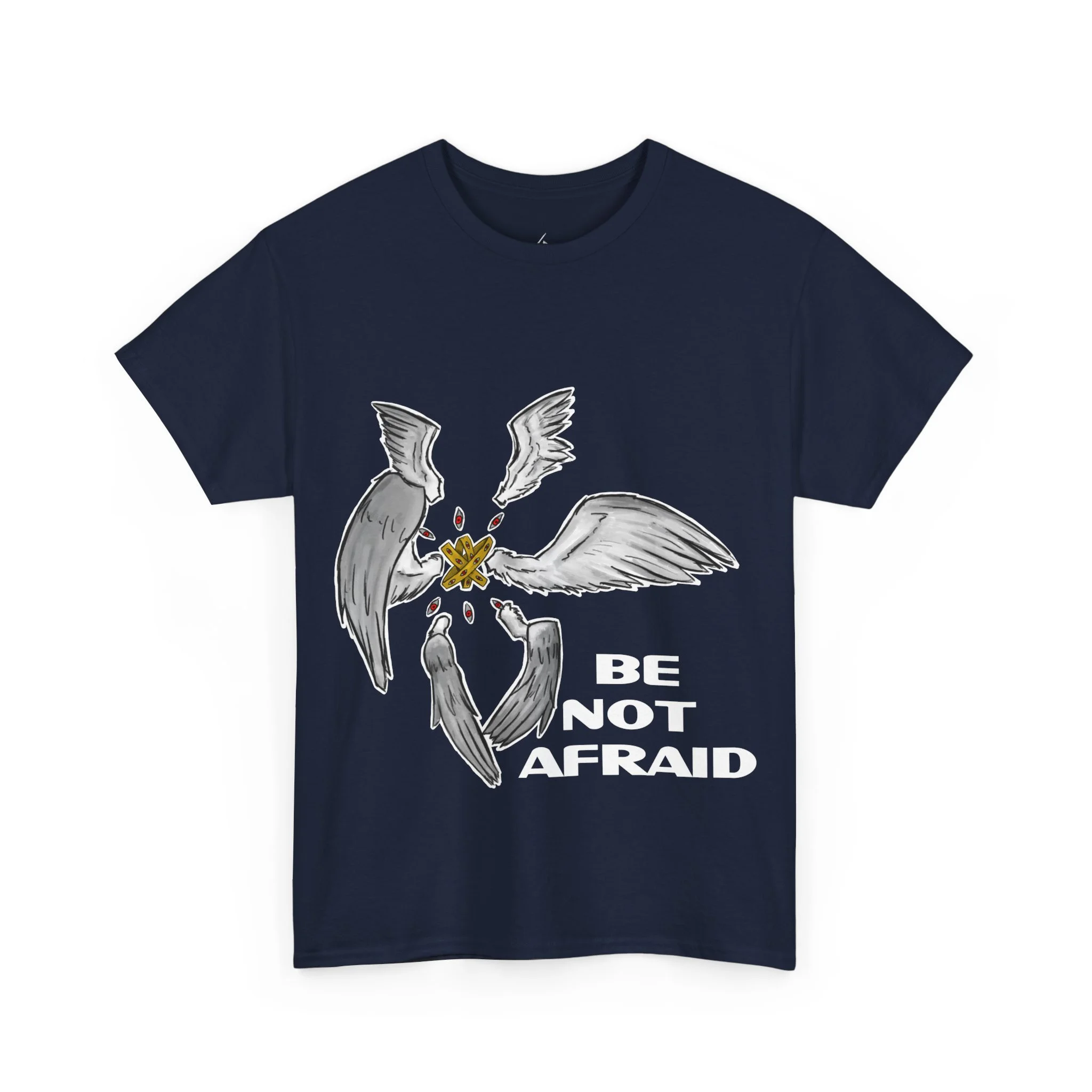 Biblically Accurate Seraphim T-Shirt — Angelic Illustration Tee