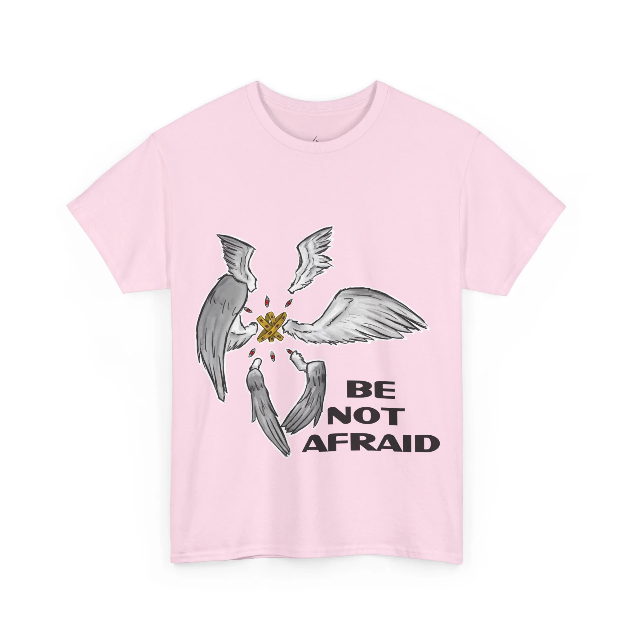 Biblically Accurate Seraphim T-Shirt — Angelic Illustration Tee
