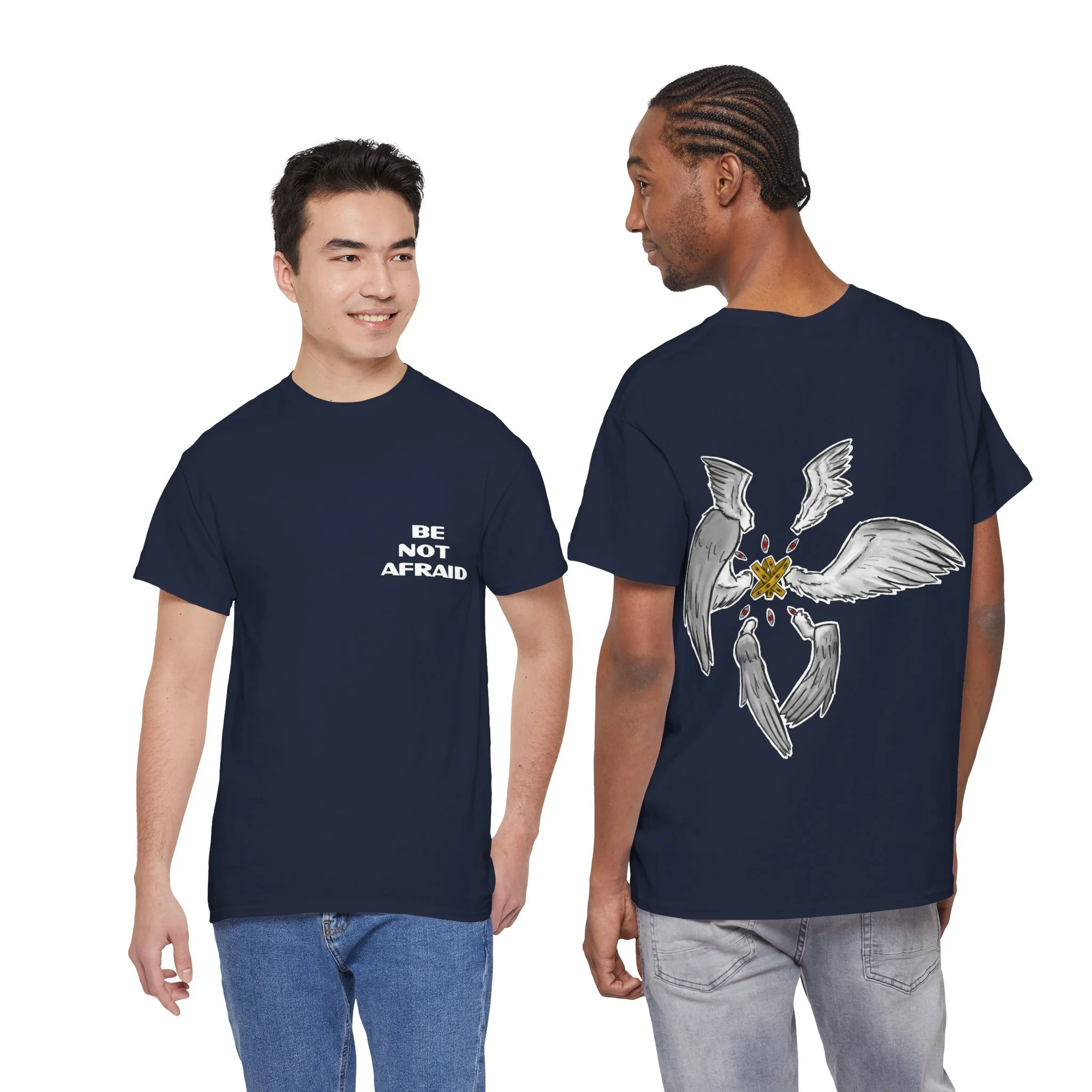 Biblically Accurate Seraphim T-Shirt — Angel Graphic Tee (Version 2)