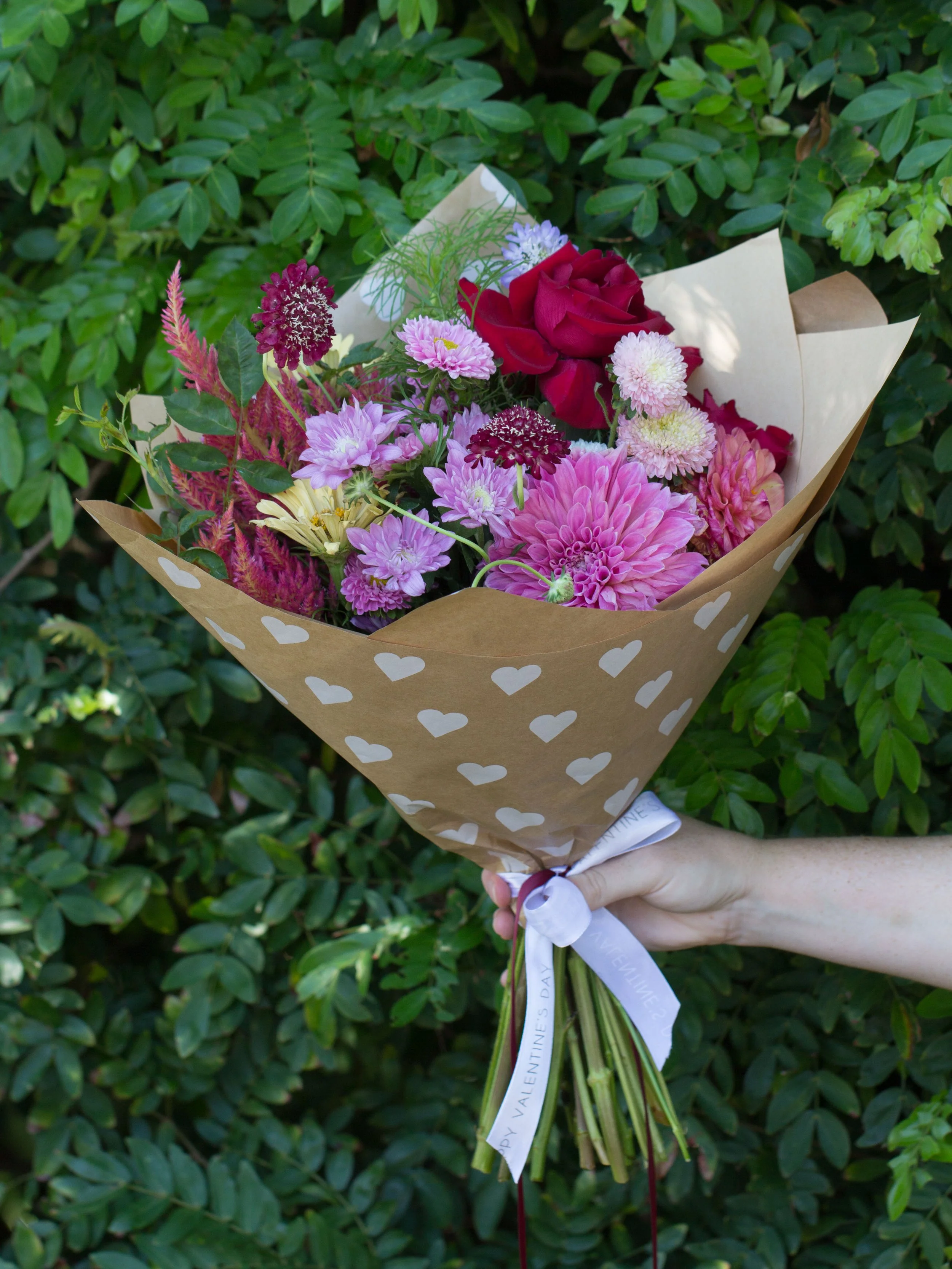 Valentine's Day Garden Bouquet