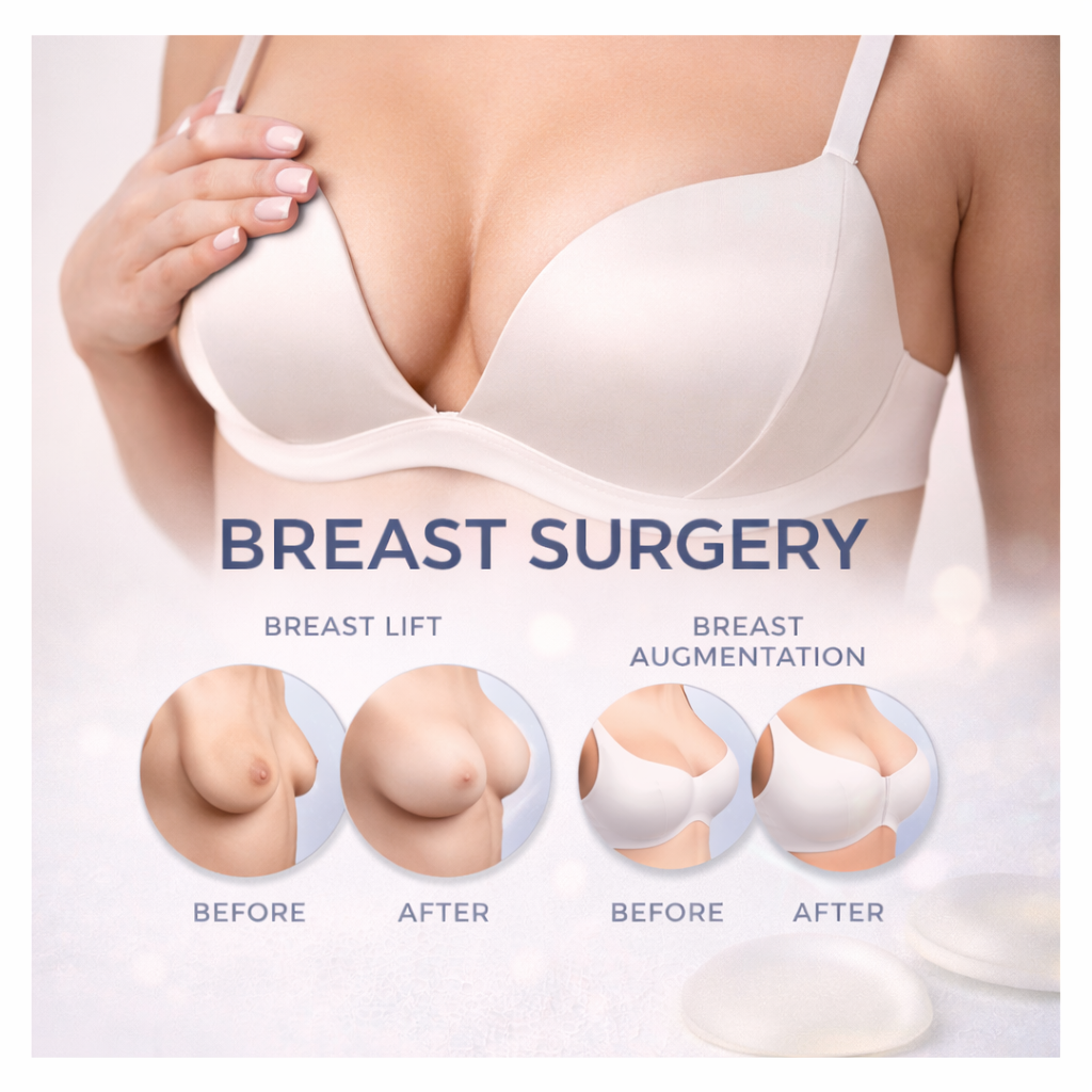 Cosmetic breast surgery procedure performed by experienced surgeons in Turkey