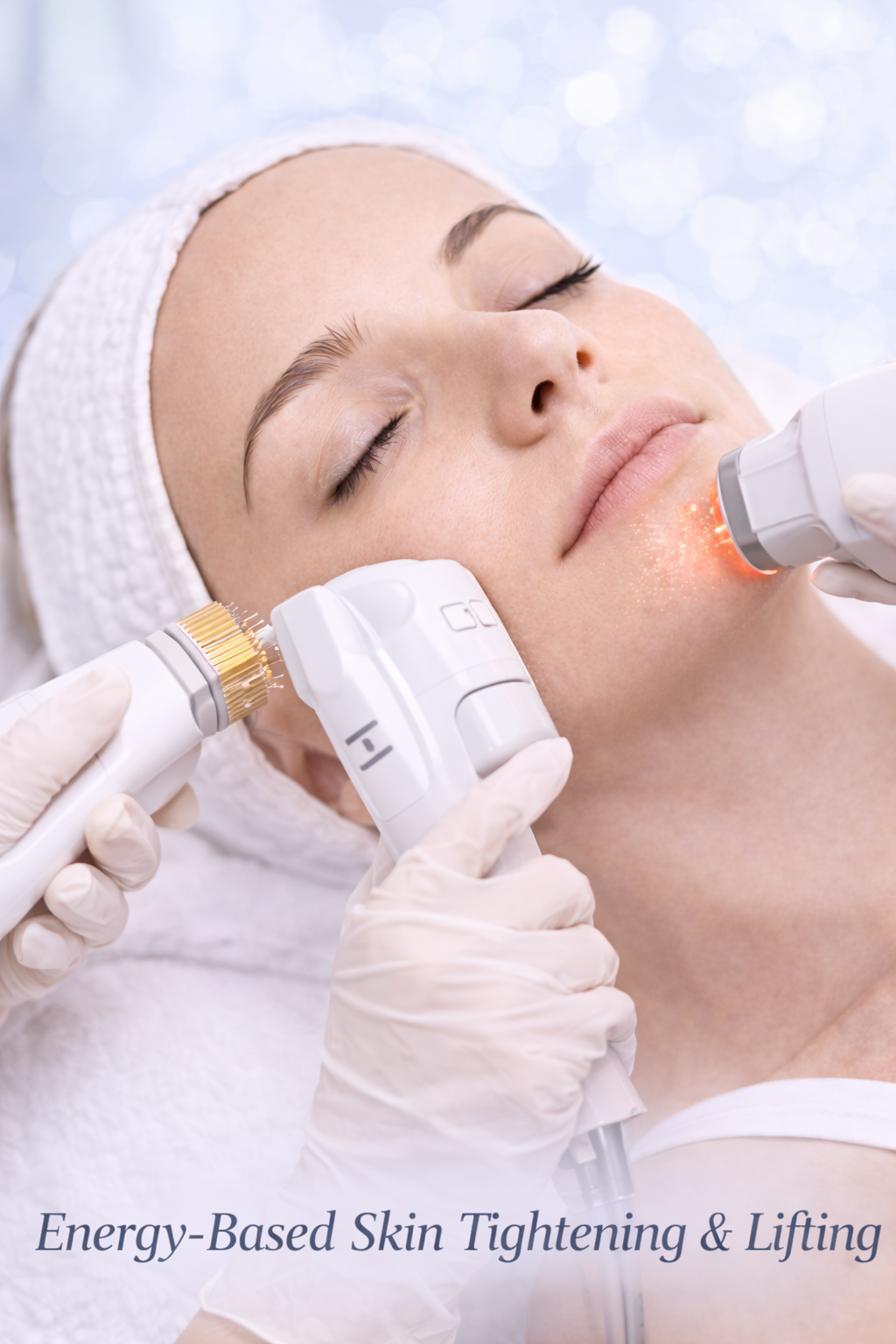 Non-surgical skin tightening and lifting treatments using radiofrequency and HIFU technology in Turkey