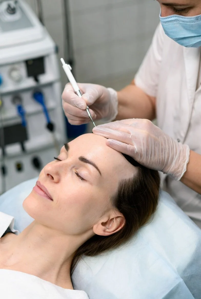 Women’s hair and eyebrow transplant procedure performed by experienced surgeons in Turkey