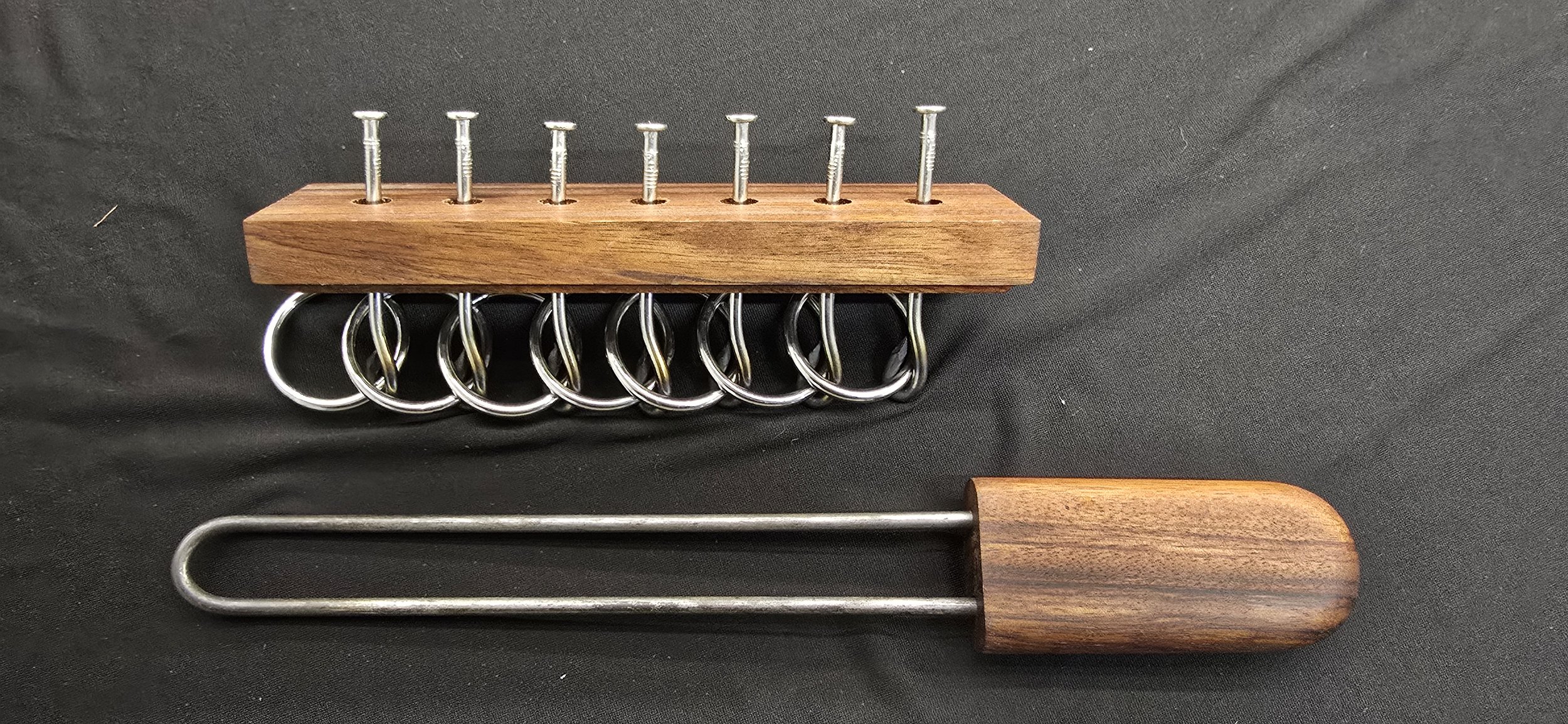 Rod and Rings Puzzle