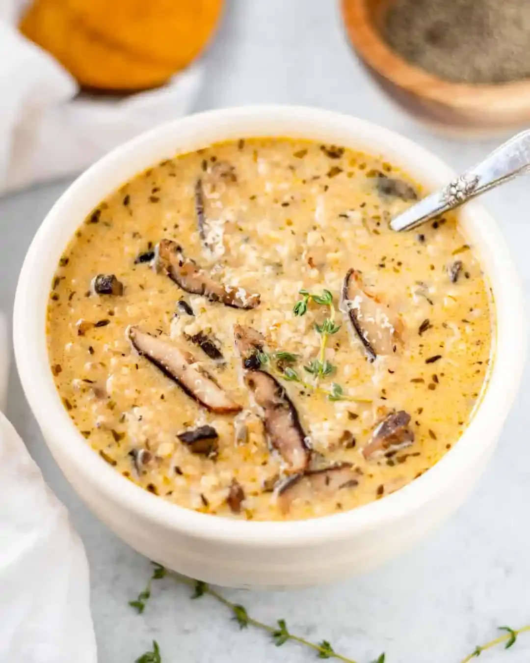 Soup of the Month: Mushroom Risotto