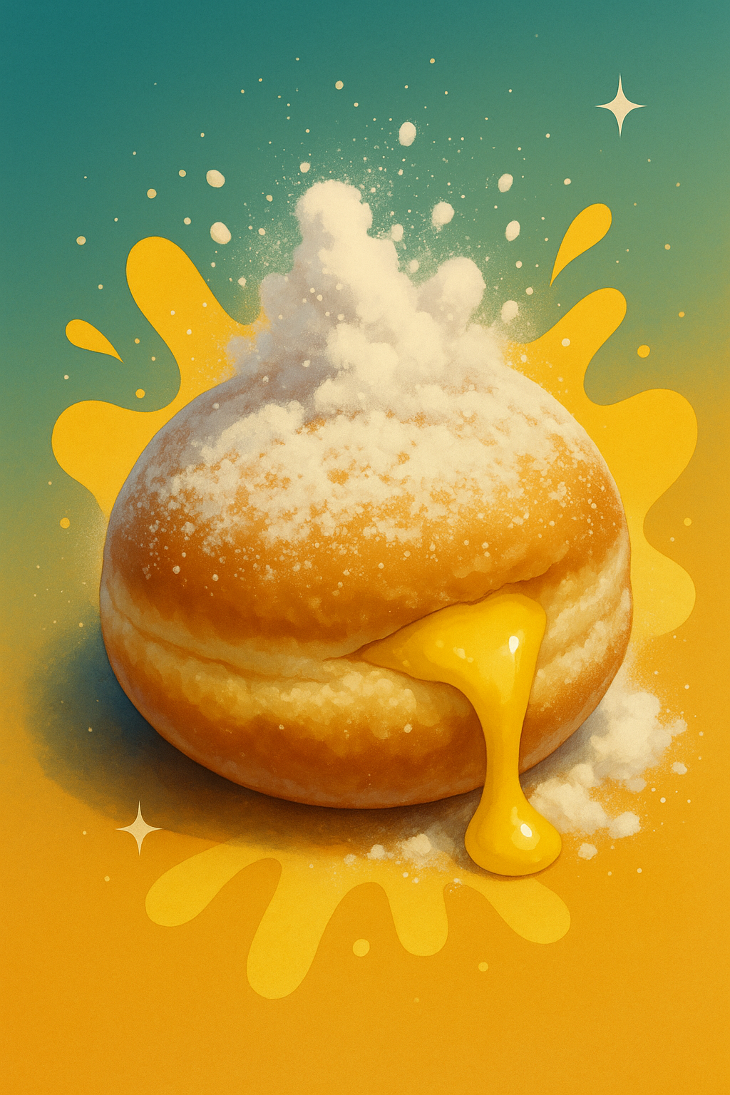 Lemon-Filled Doughghnut