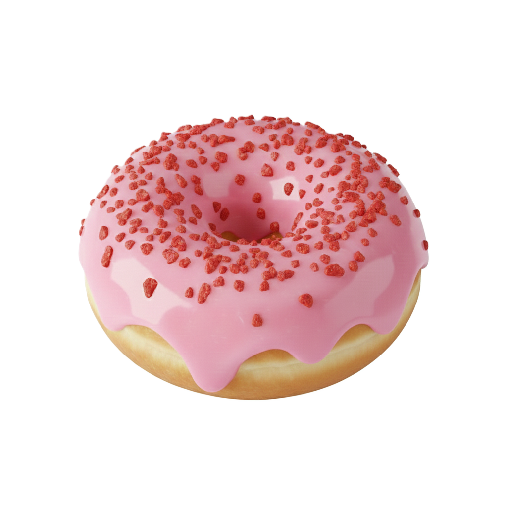Strawberry Burst Mini Doughnut