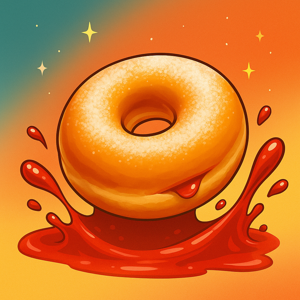 Strawberry Jelly Doughnut