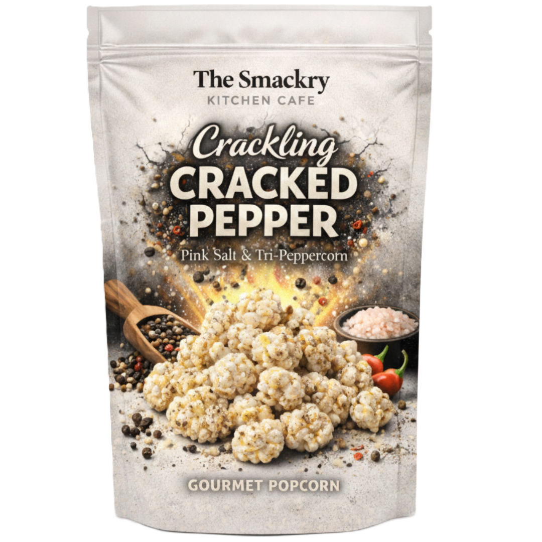 Cracklin Cracked Pepper Gourmet Popcorn