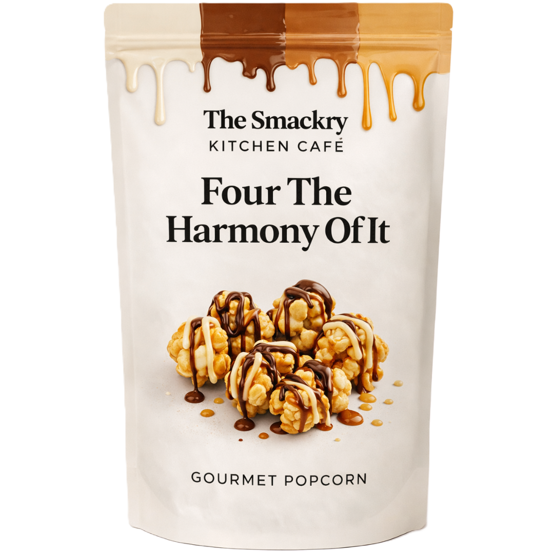 Four the Harmony Of It Gourmet Popcorn