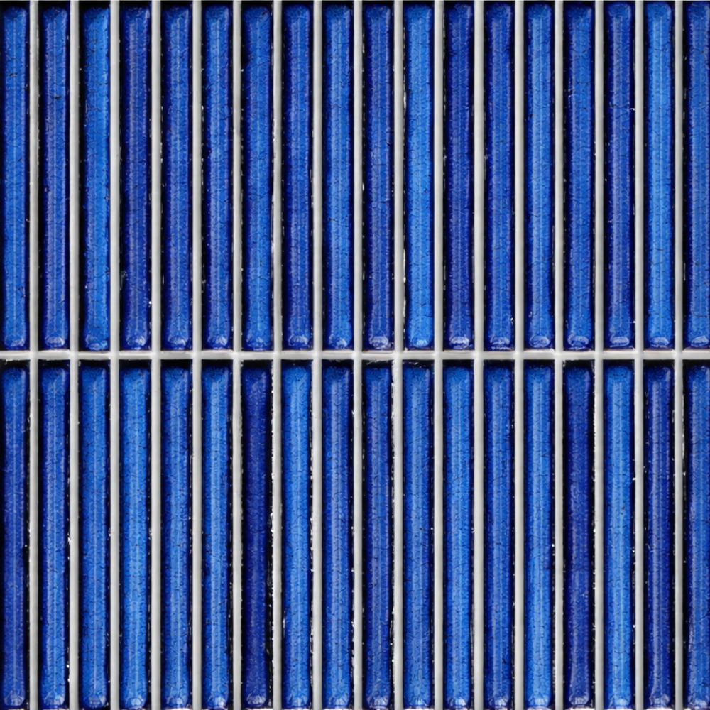 Sapporo Cobalt Blue Speckle Japanese Hand Glazed Kit Kat