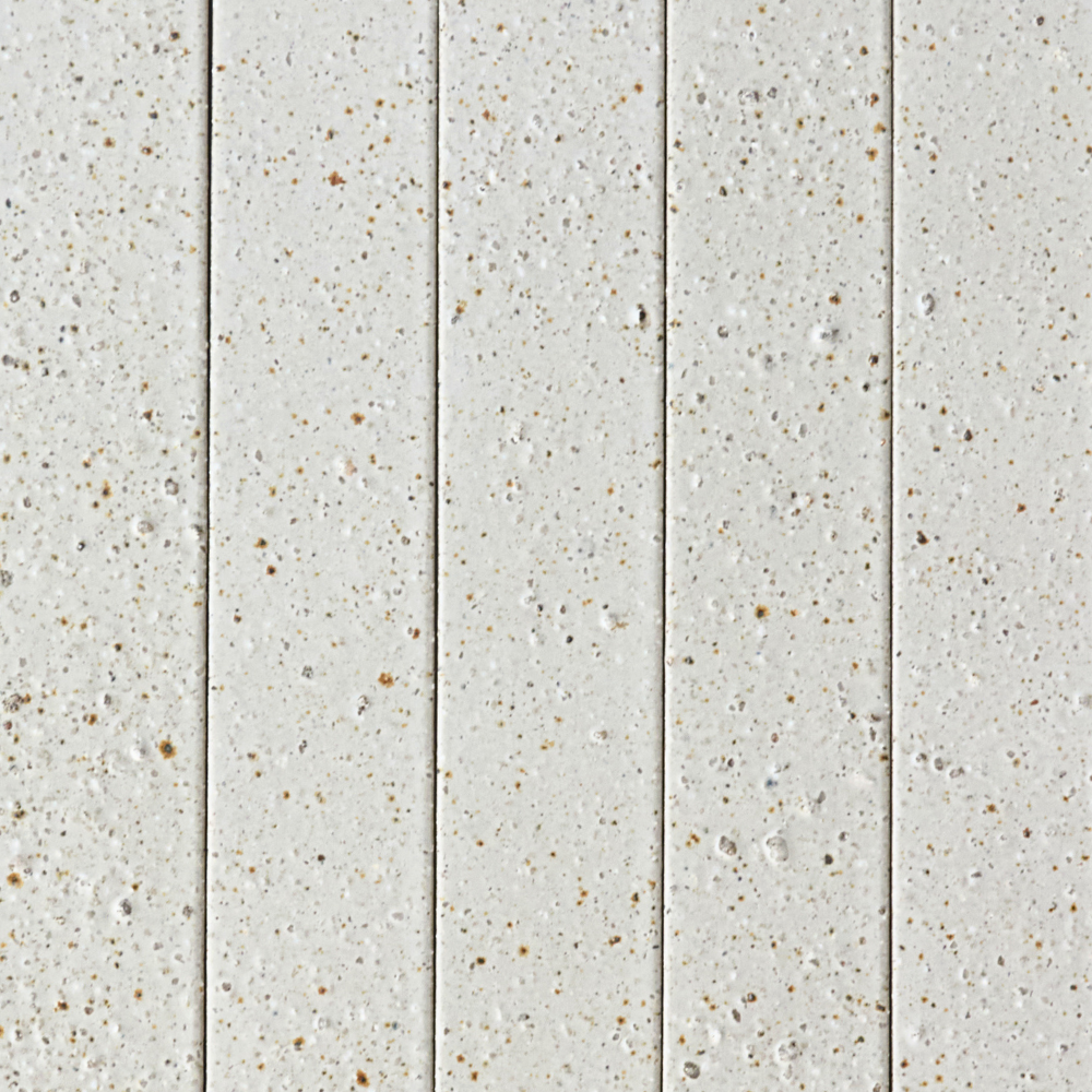 Hatsu Long Brick White Hand Glazed Japanese Tile